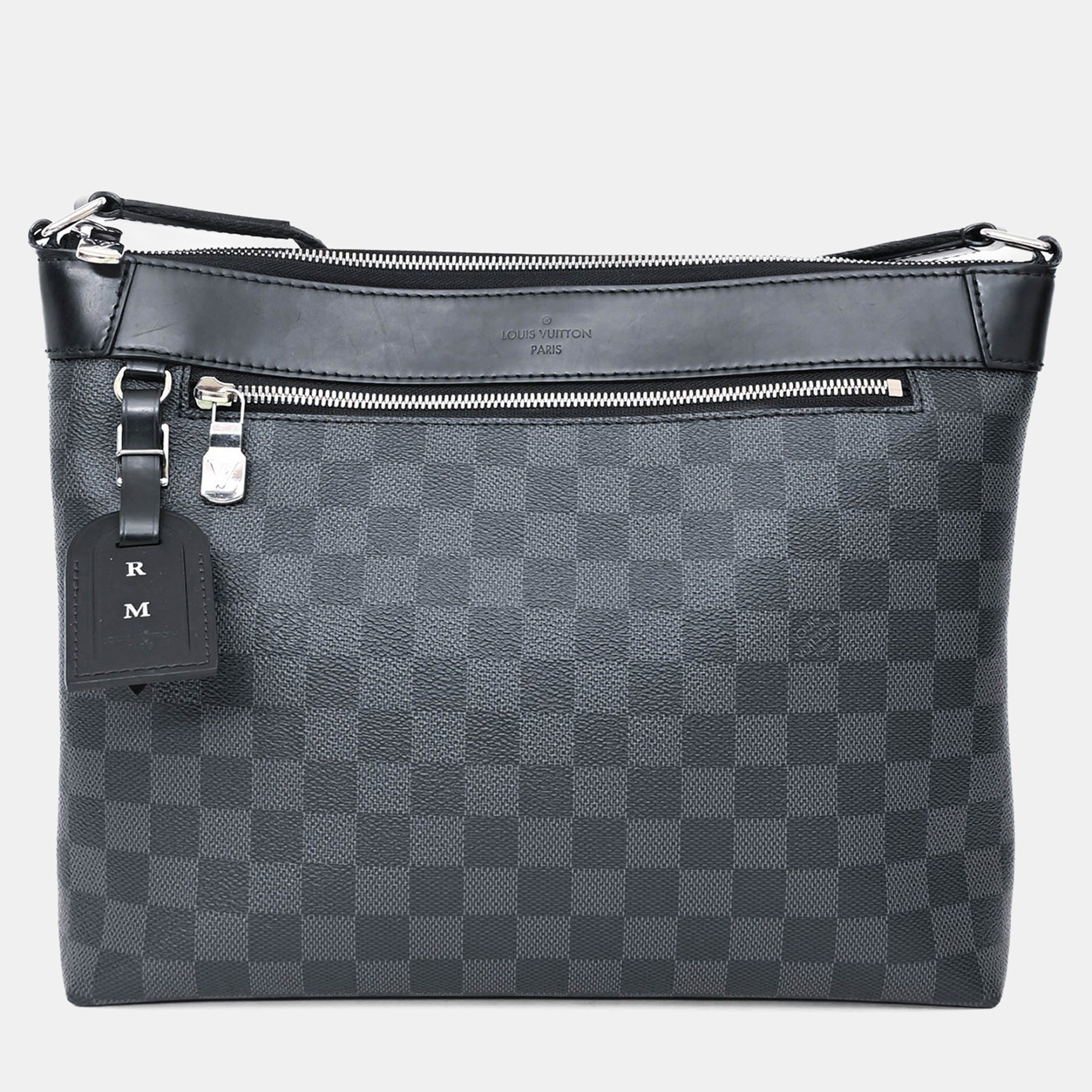 

Louis Vuitton Damier Graphite Mick PM Messenger Bag, Black