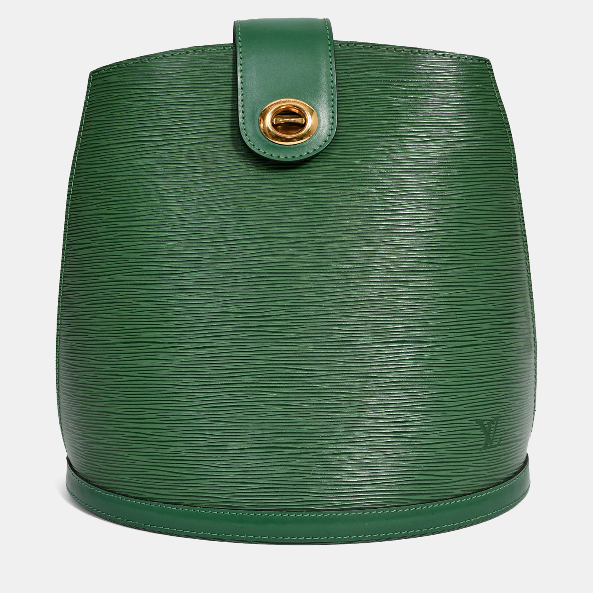 

Louis Vuitton 1995 Green Epi Leather 'Cluny' Shoulder Bag
