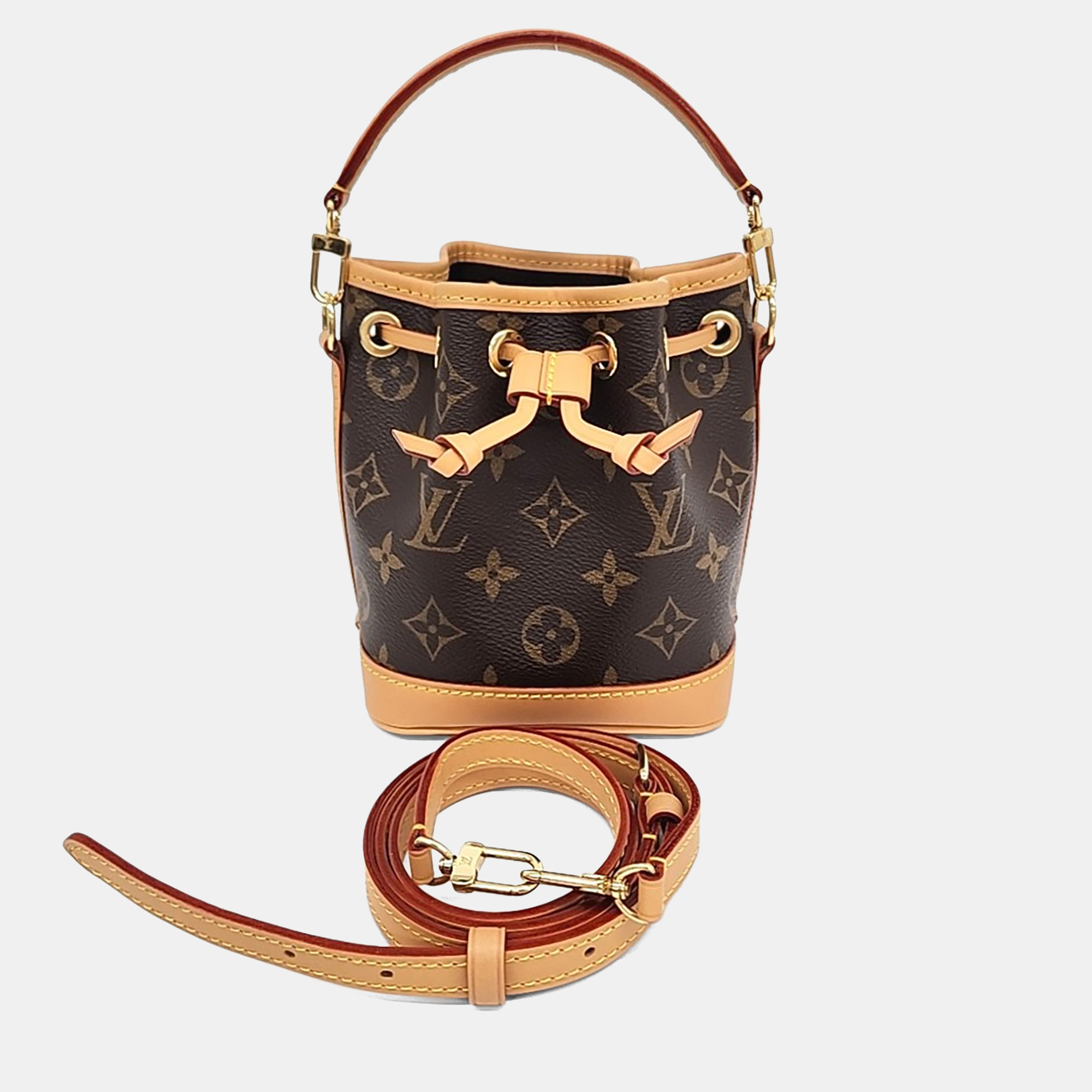 

Louis Vuitton Brown PVC Monogram Nano Noe