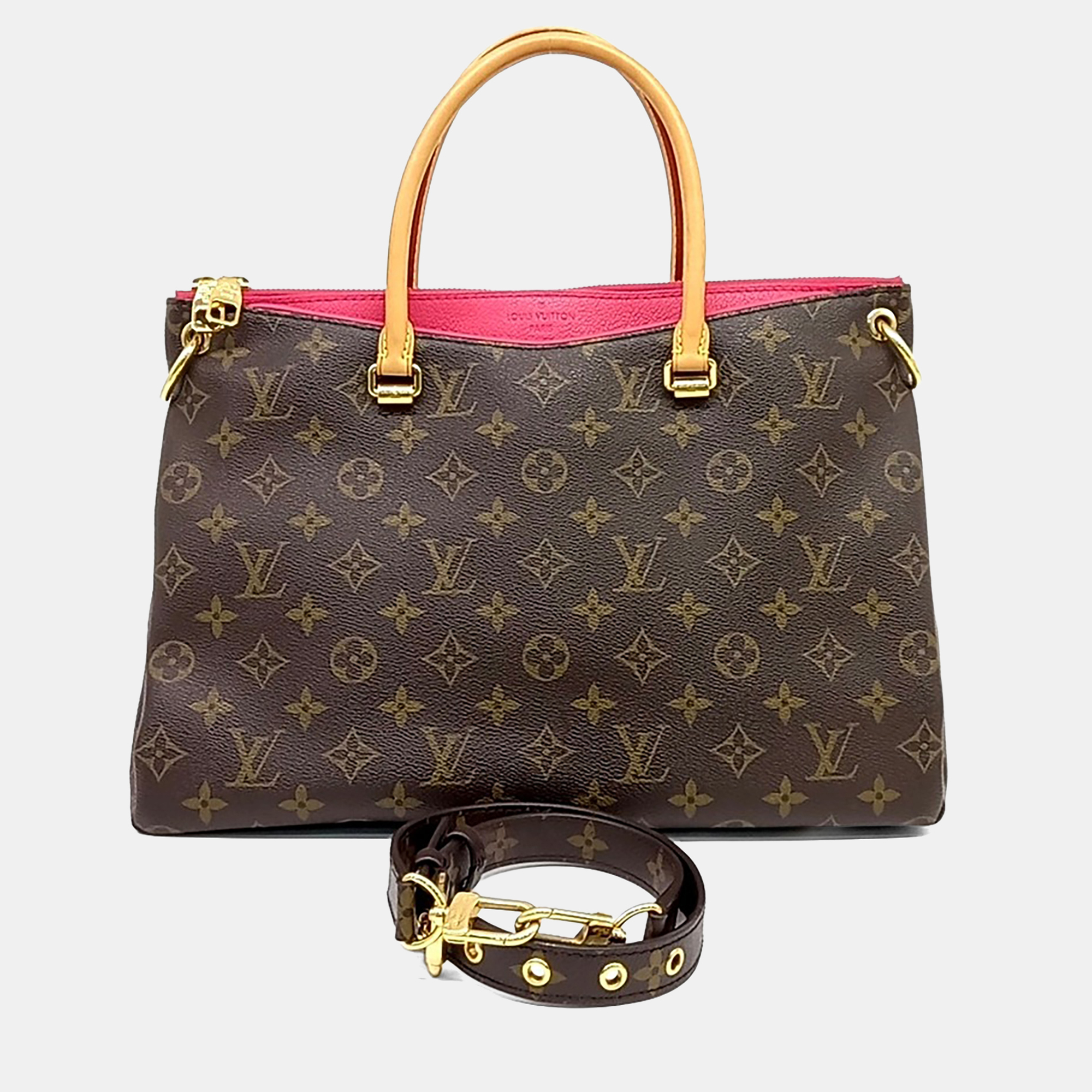 

Louis Vuitton Brown Canvas and Leather Monogram Pallas