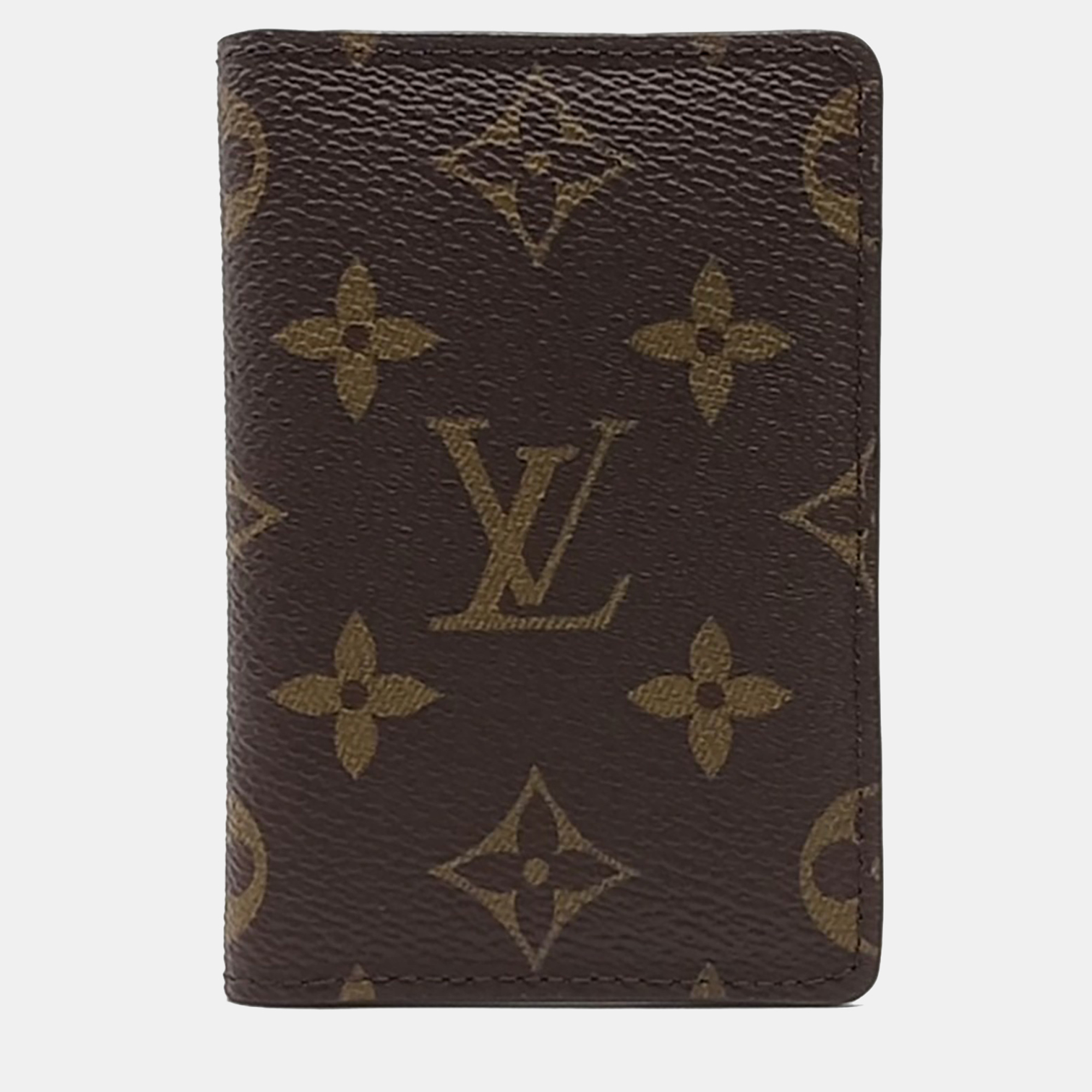 

Louis Vuitton Brown Canvas Pocket Organizer