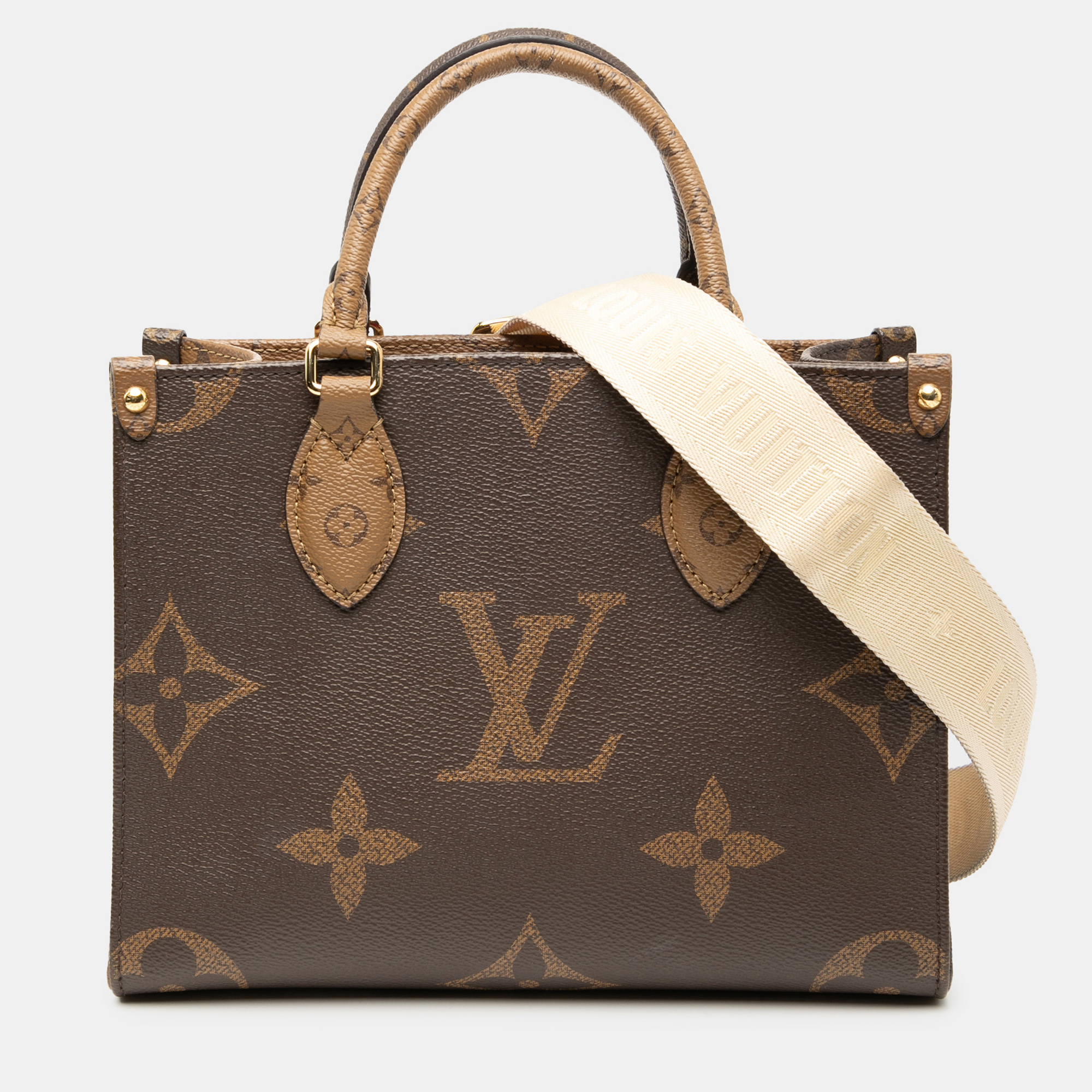 

Louis Vuitton Brown Monogram Reverse Giant OnTheGo PM
