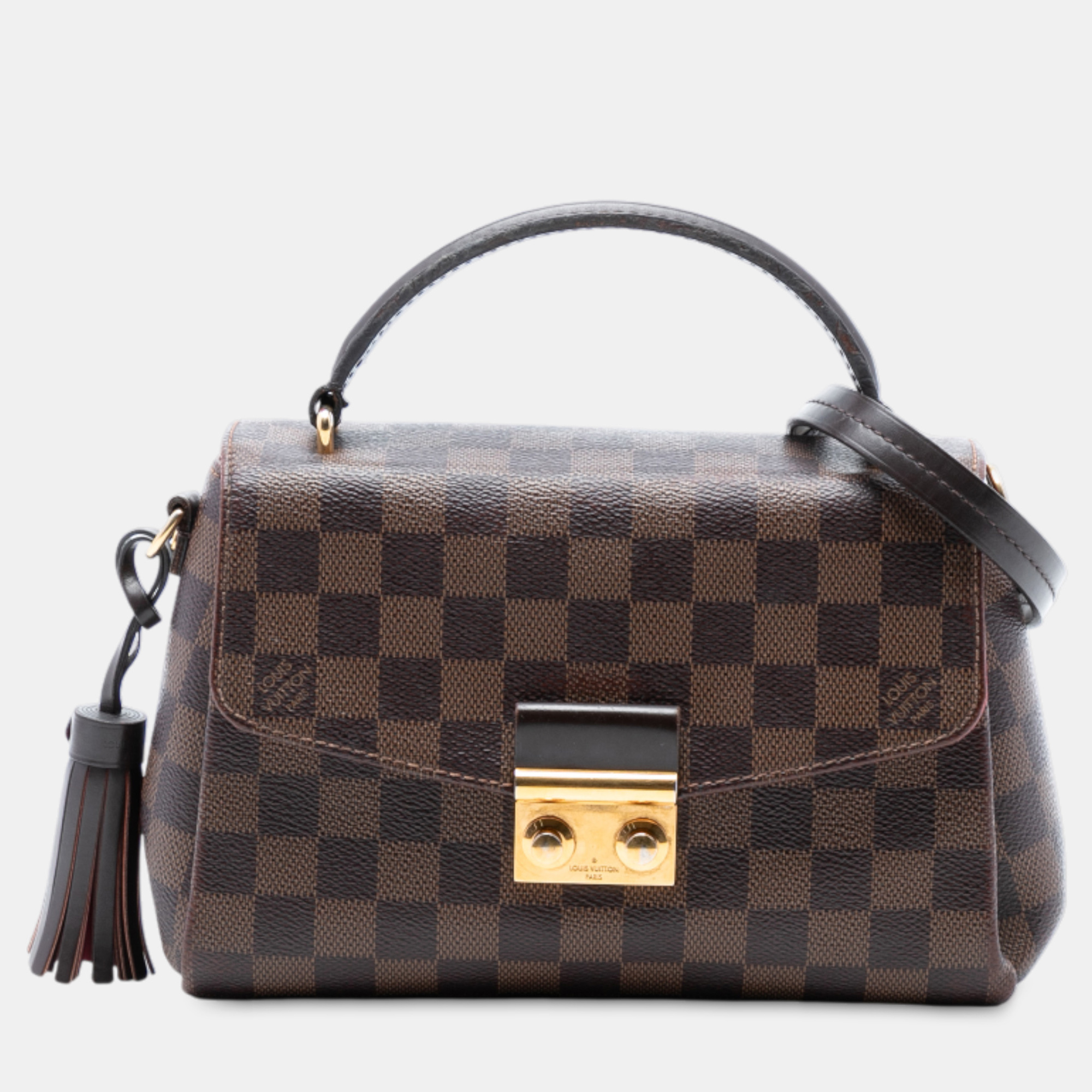 

Louis Vuitton Brown Damier Ebene Croisette
