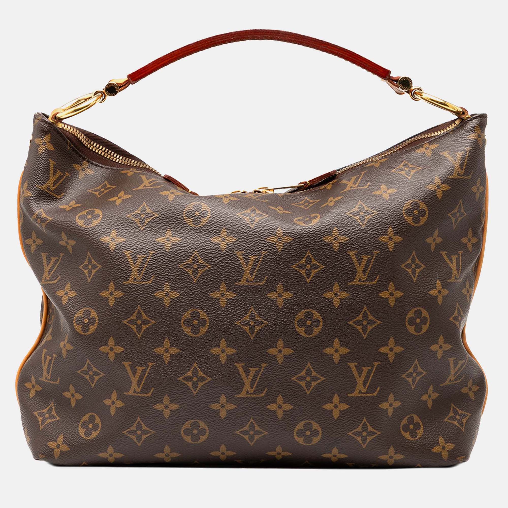 

Louis Vuitton Brown Monogram Sully PM