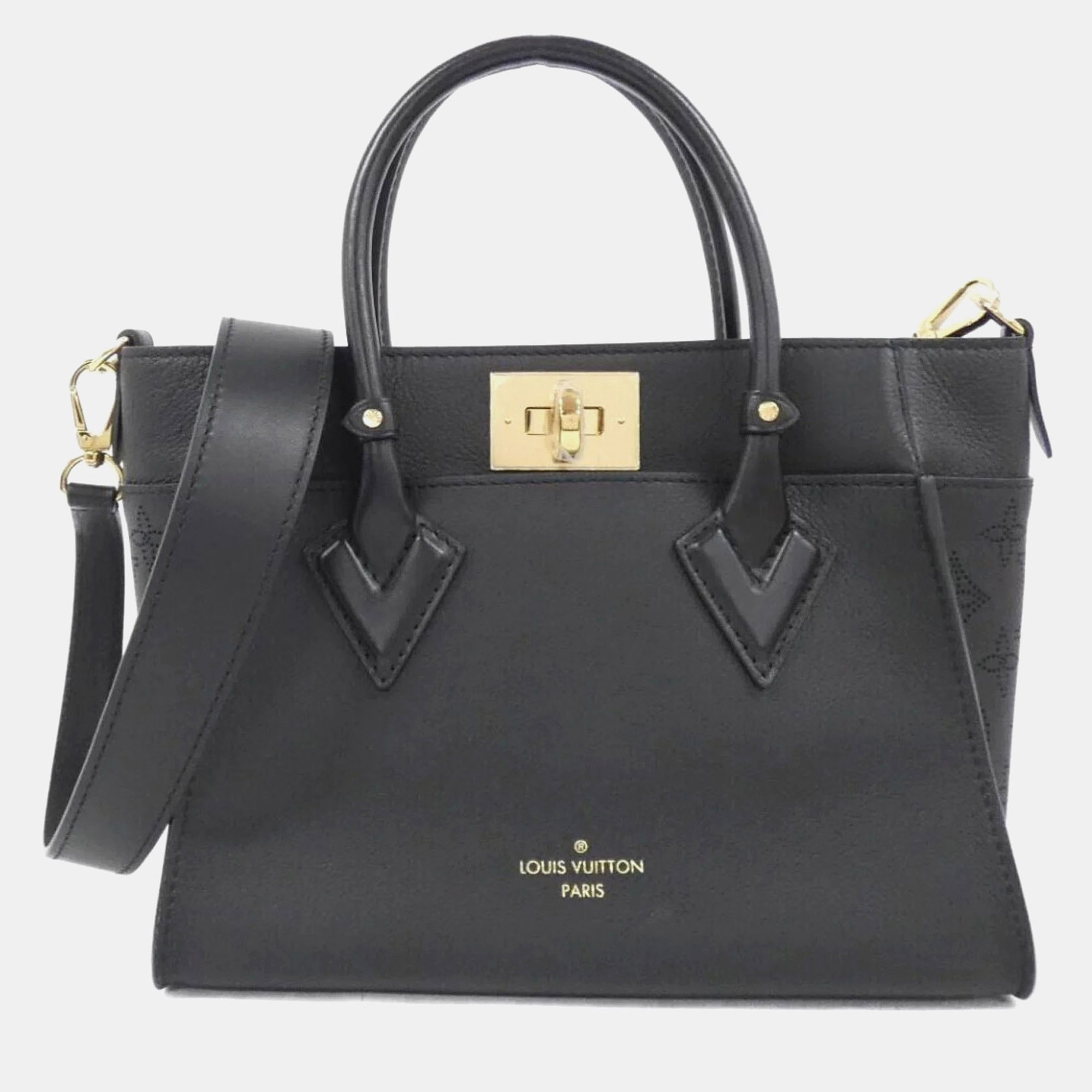 

Louis Vuitton On My Side Pm Handbag, Black