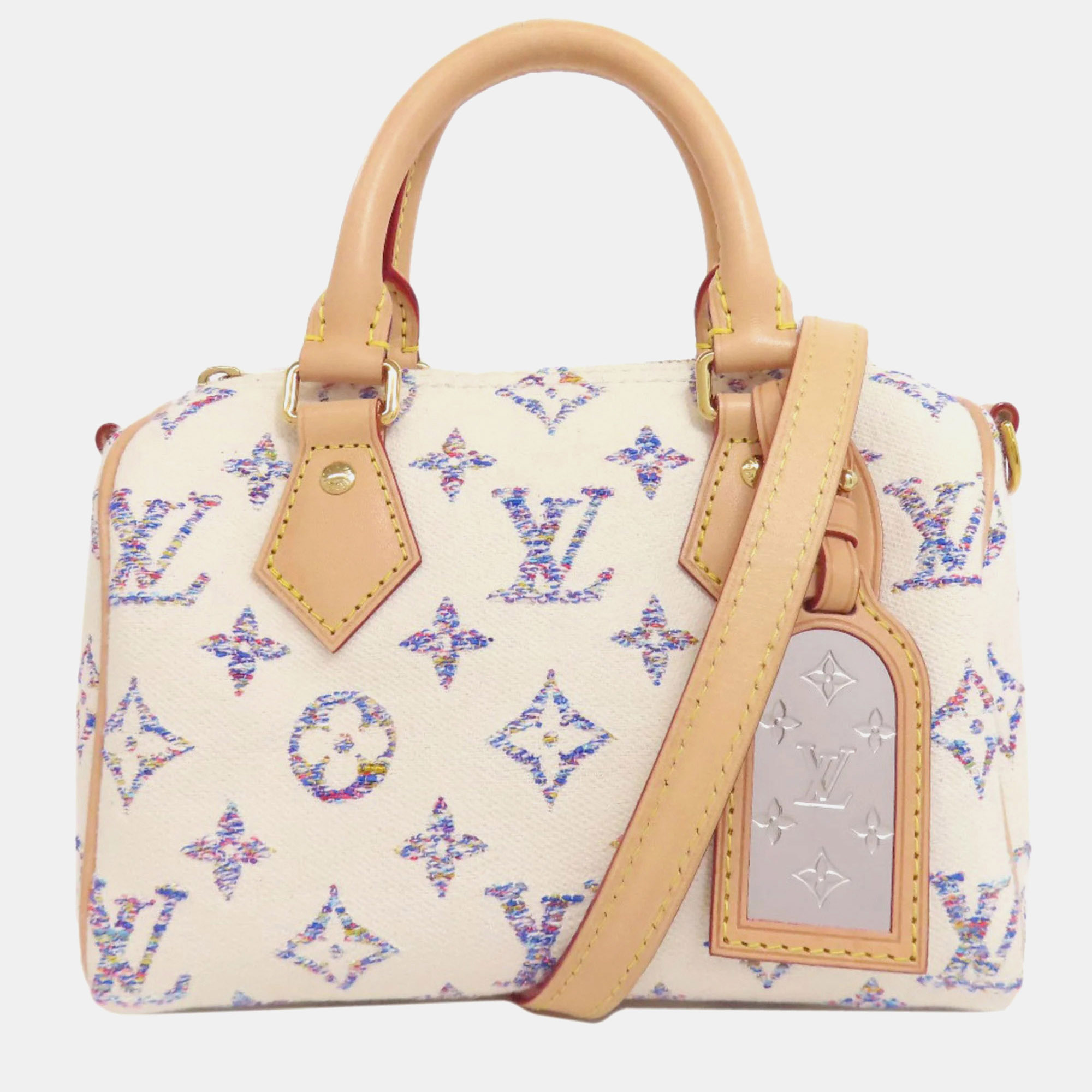 

Louis Vuitton Speedy Bandouliere 20 Monogram Jacquard Fabric Top Handle Bag, Multicolor