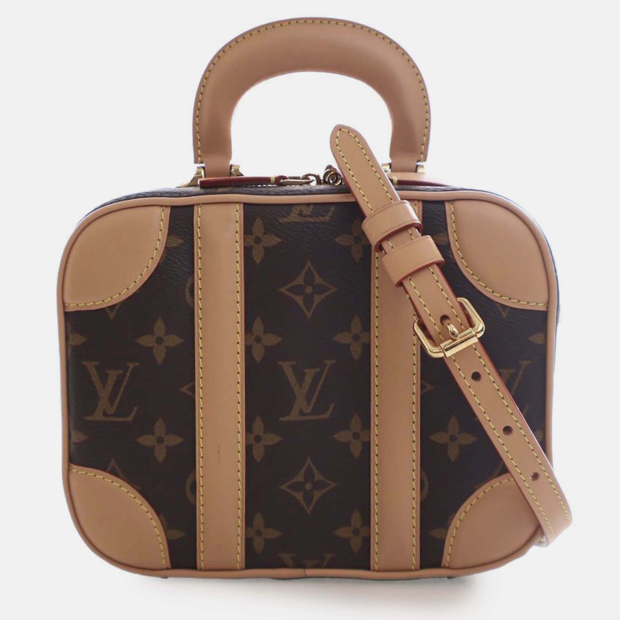 

Louis Vuitton Brown Monogram Valisette BB