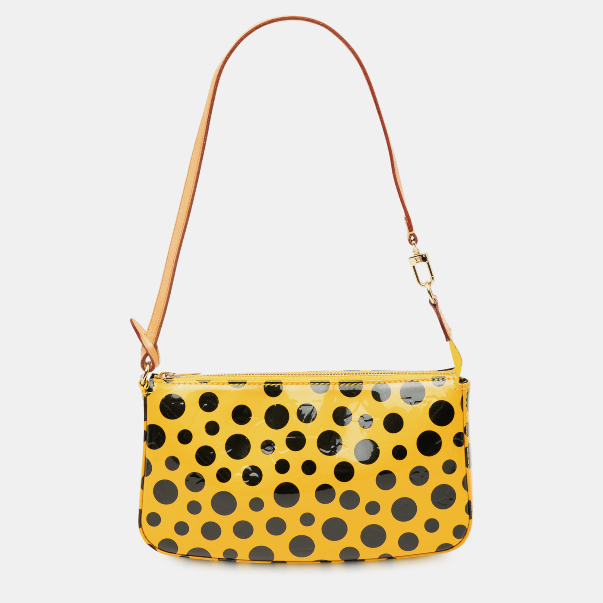 

Louis Vuitton Yellow Yayoi Kusama Monogram Vernis Dots Infinity Pochette Accessoires