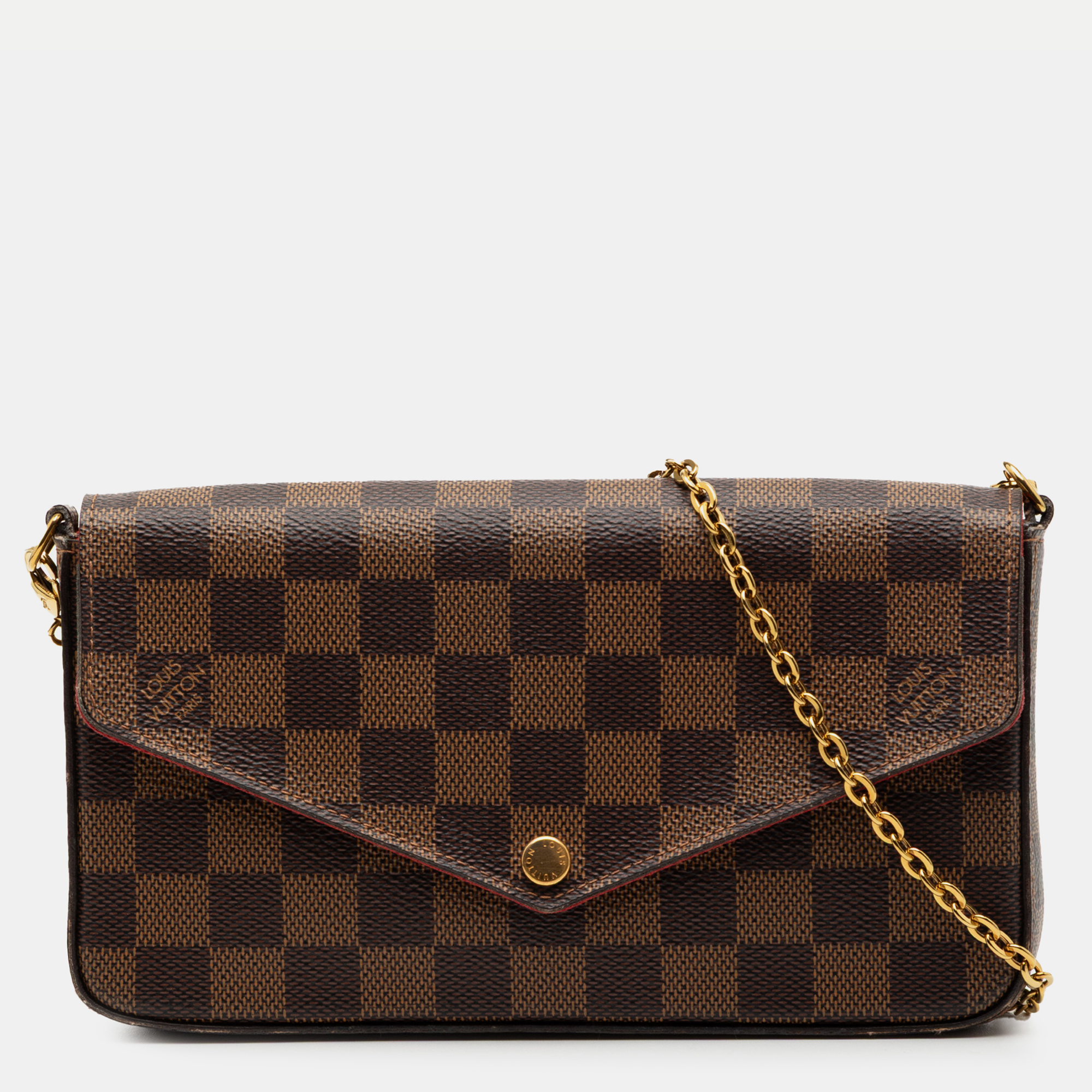 

Louis Vuitton Brown Damier Ebene Pochette Felicie