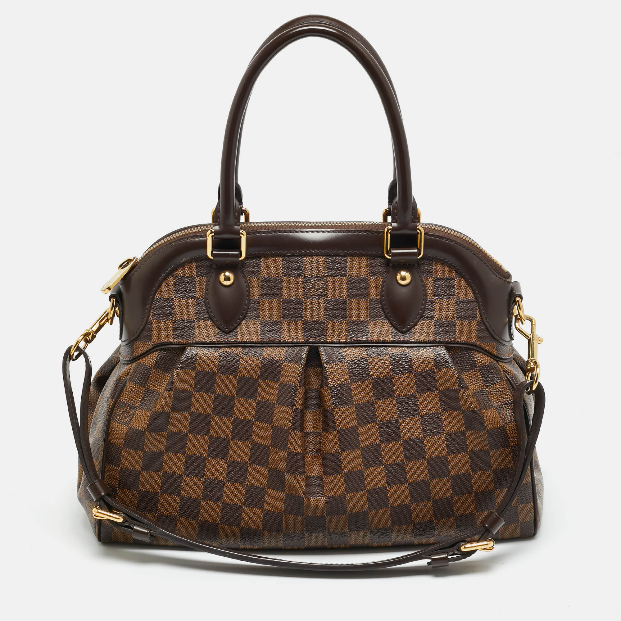 

Louis Vuitton Trevi PM Damier Ebene Canvas Bag, Brown