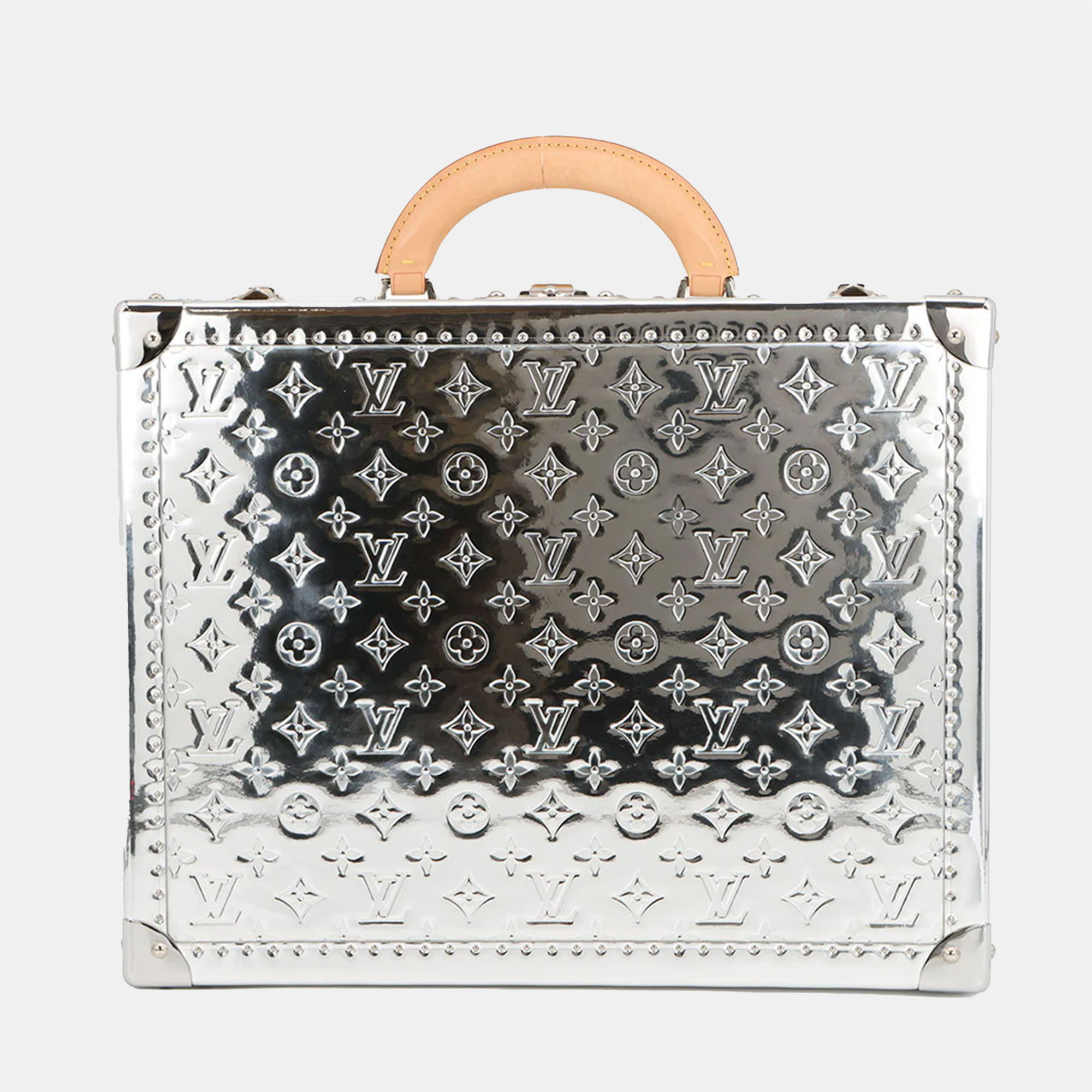 

Louis Vuitton Cotteville Silver Monogram Mirror Size