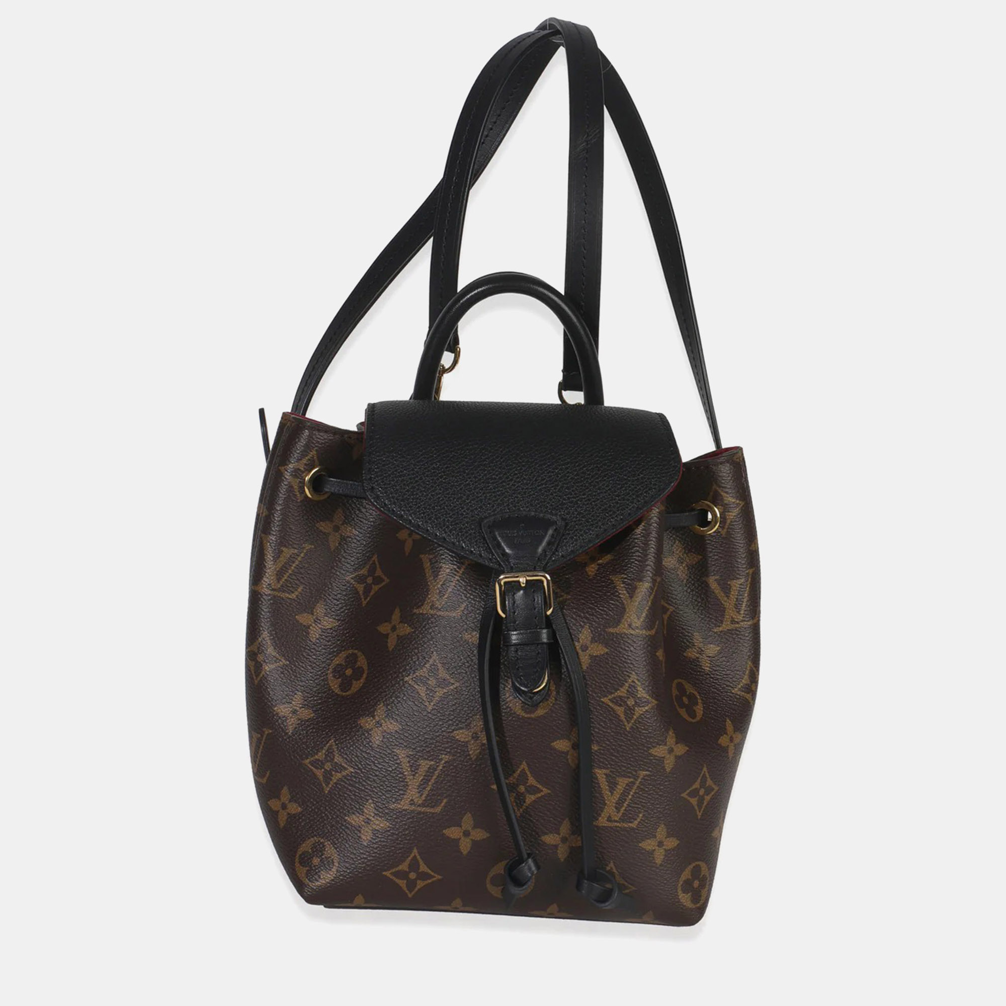 

Louis Vuitton Black/Brown Monogram Canvas Montsouris BB NM
