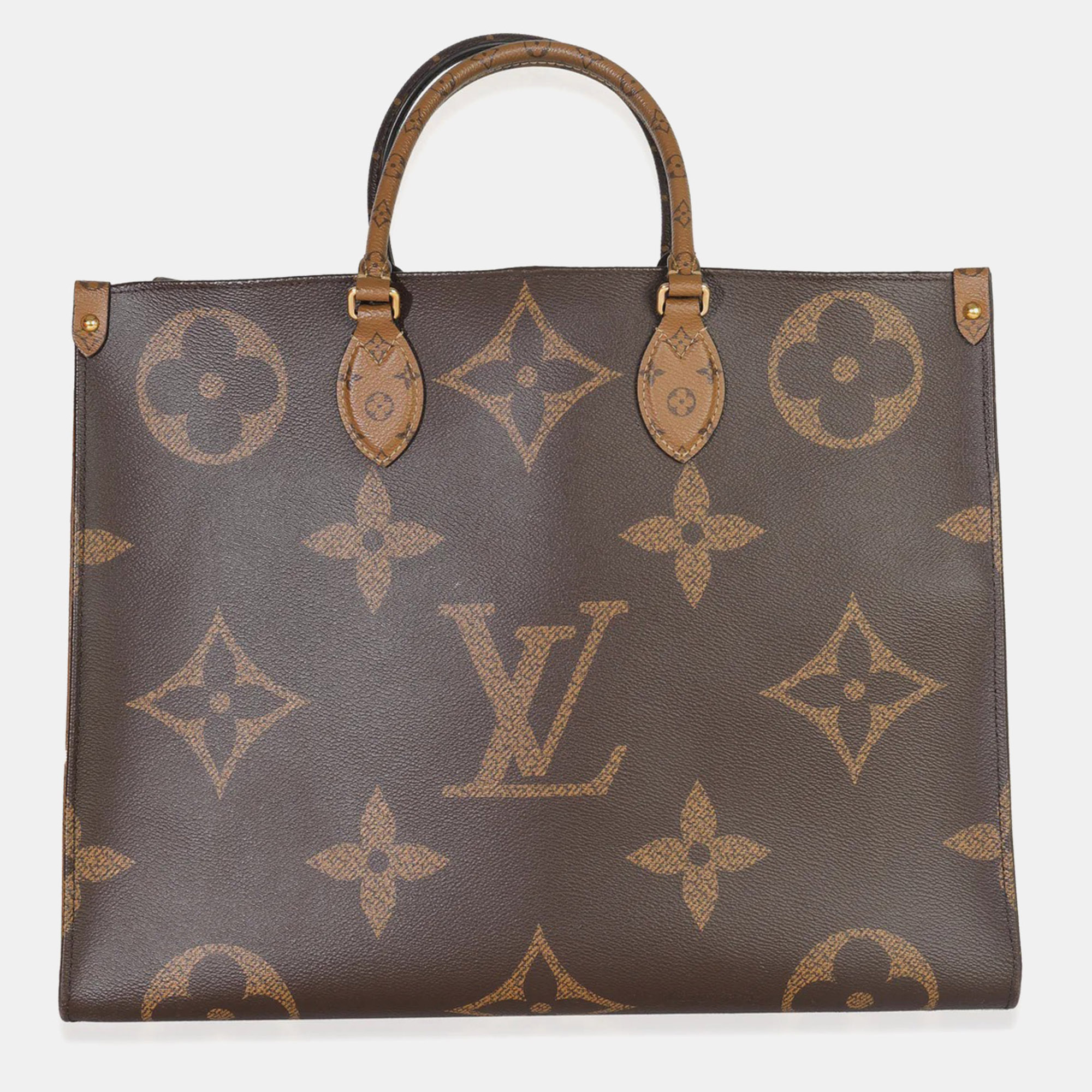 

Louis Vuitton Reverse Monogram Canvas Onthego GM, Brown