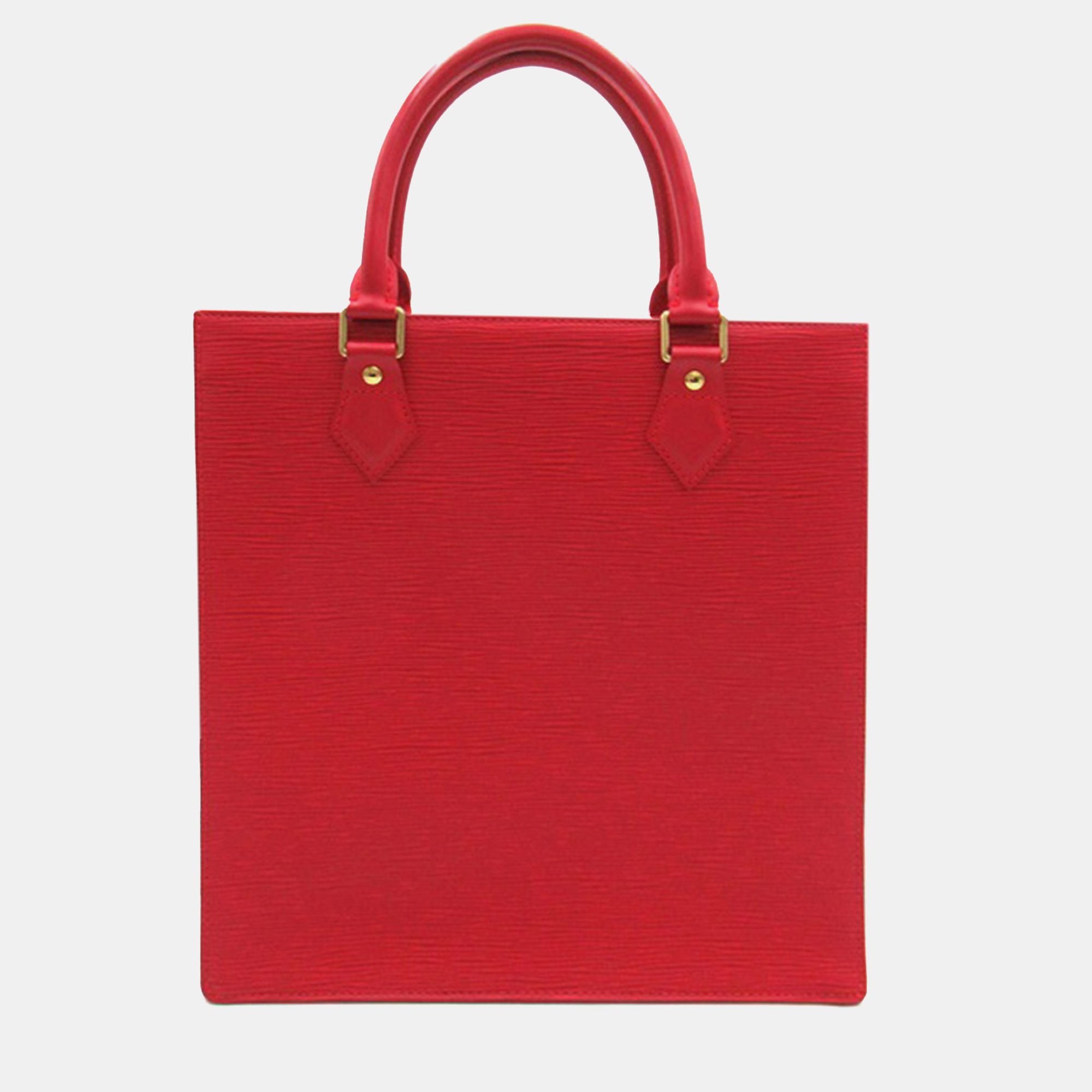 

Louis Vuitton Red Epi Sac Plat PM
