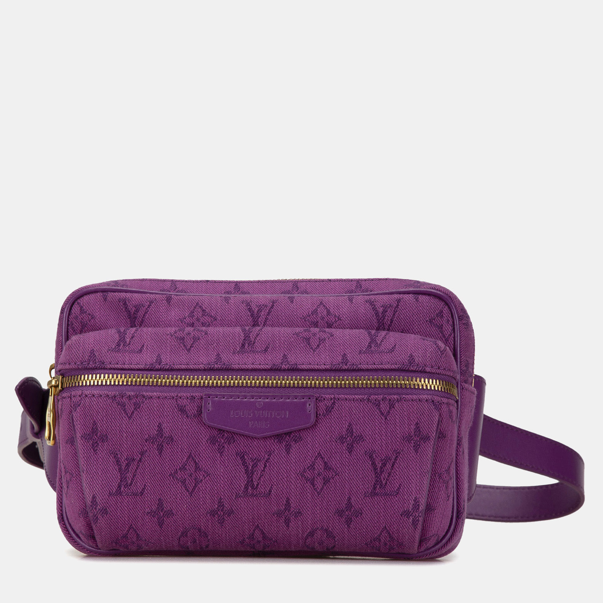 

Louis Vuitton Purple Monogram Denim Outdoor Bumbag