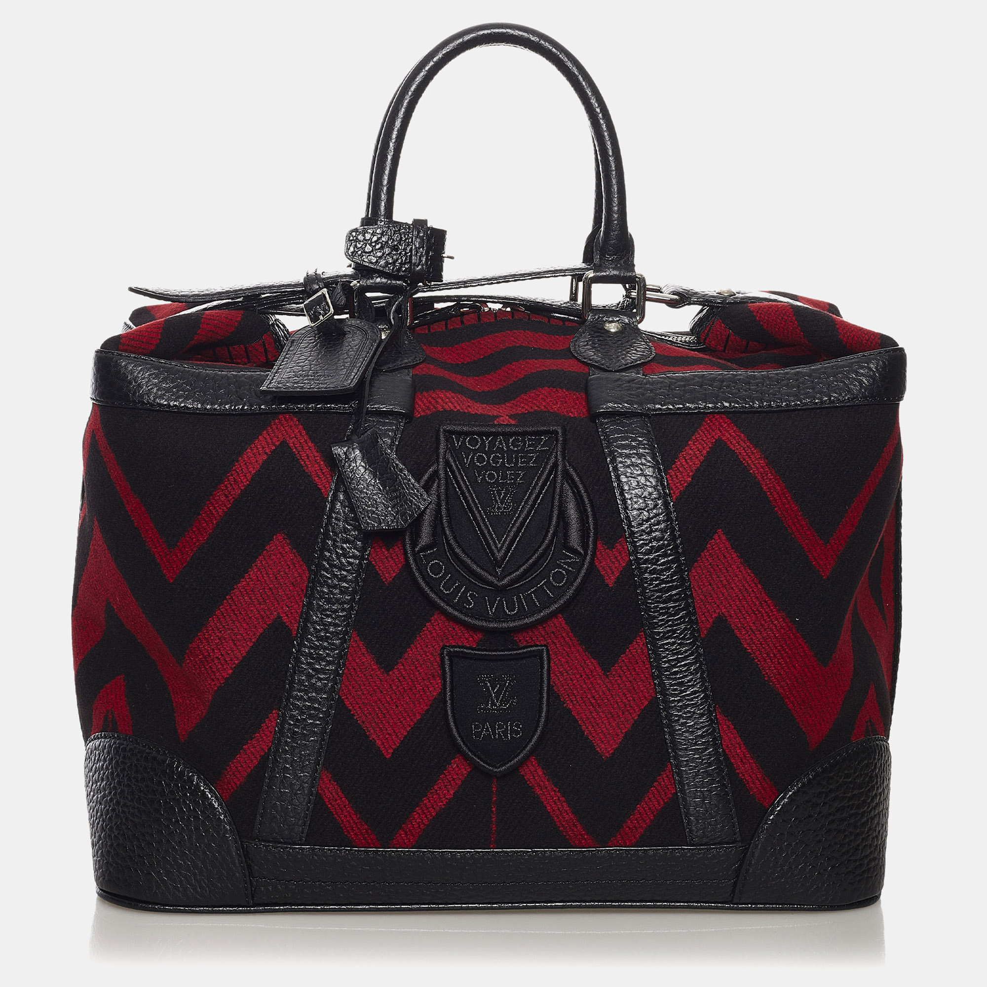 

Louis Vuitton Black Red Grimaud Vail Blanket