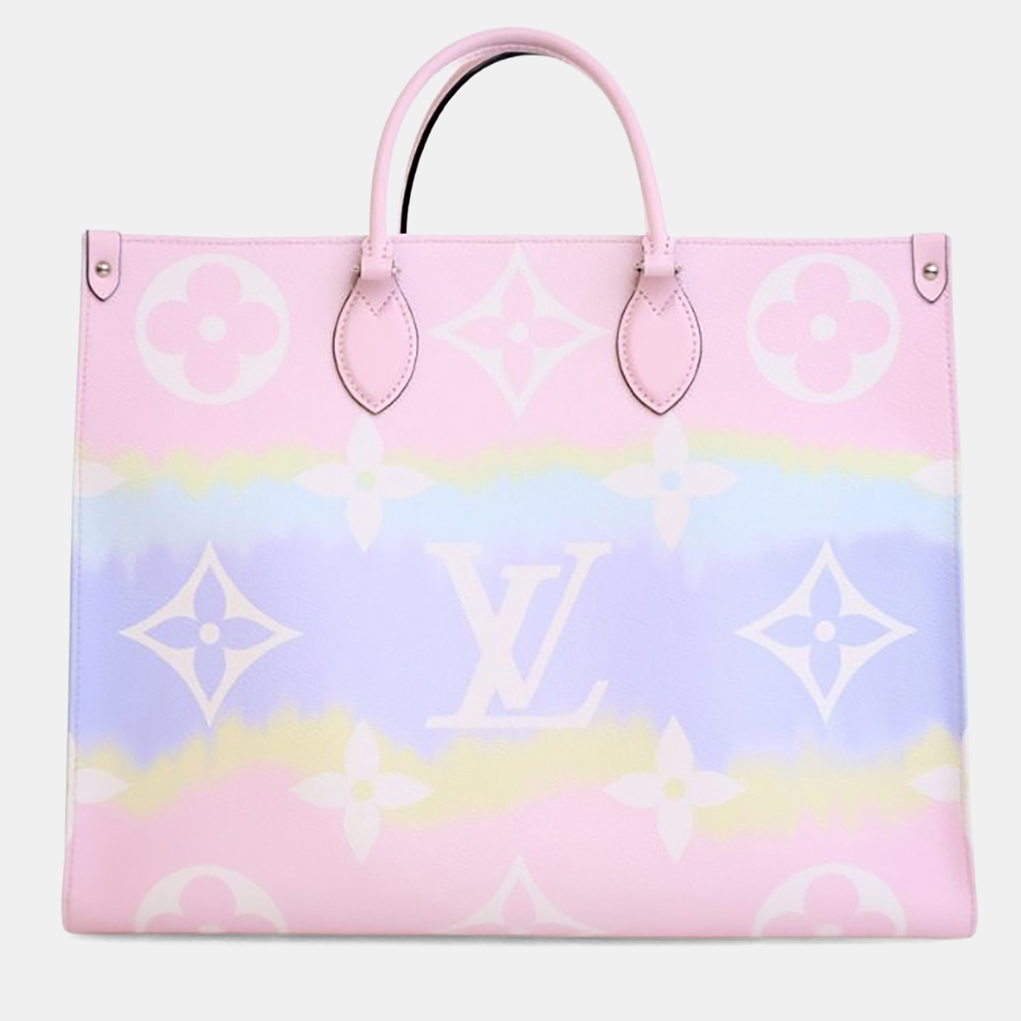 

Louis Vuitton Monogram Escale OnTheGo GM, Pink