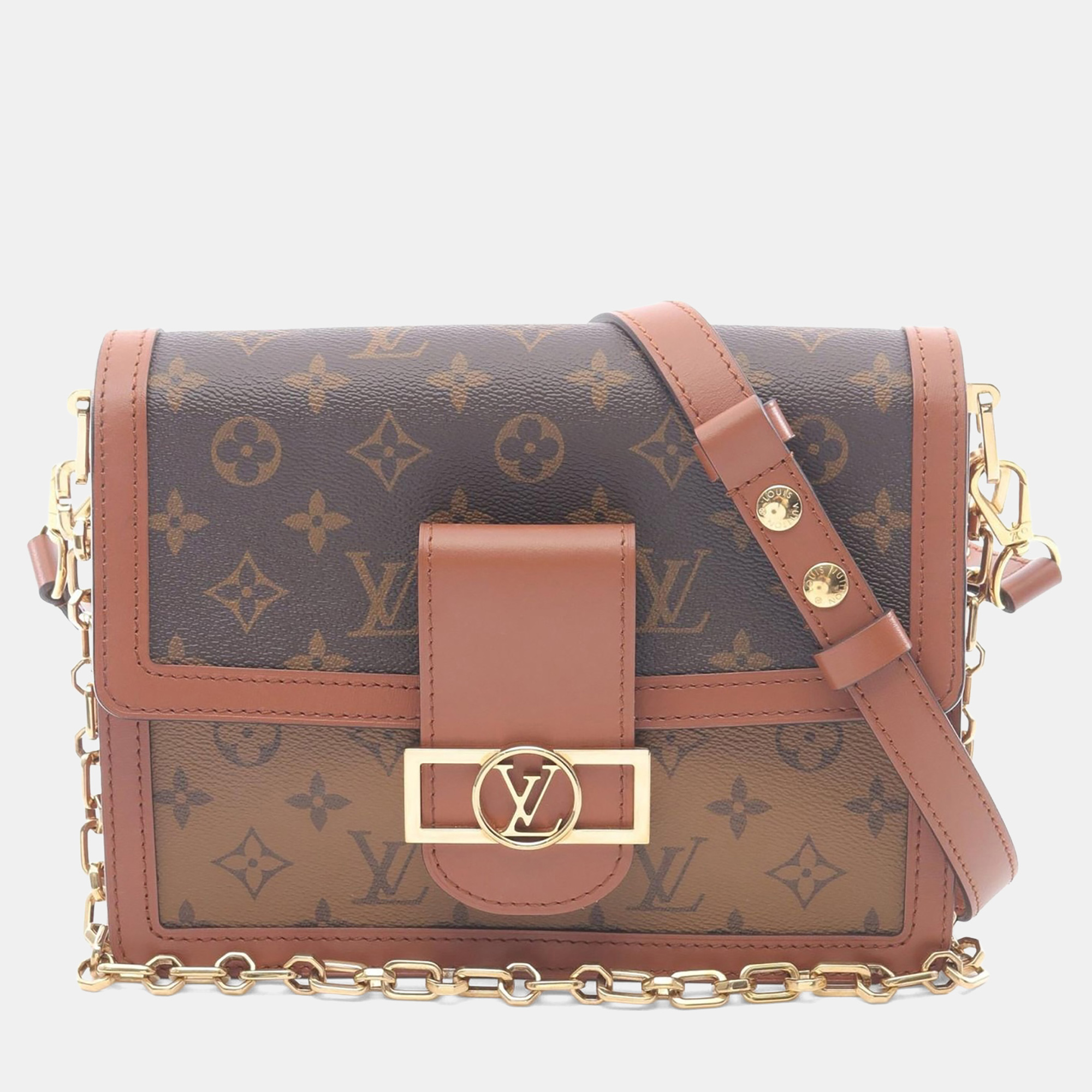 

Louis Vuitton Dauphine MM Brown Monogram Canvas Shoulder Bag