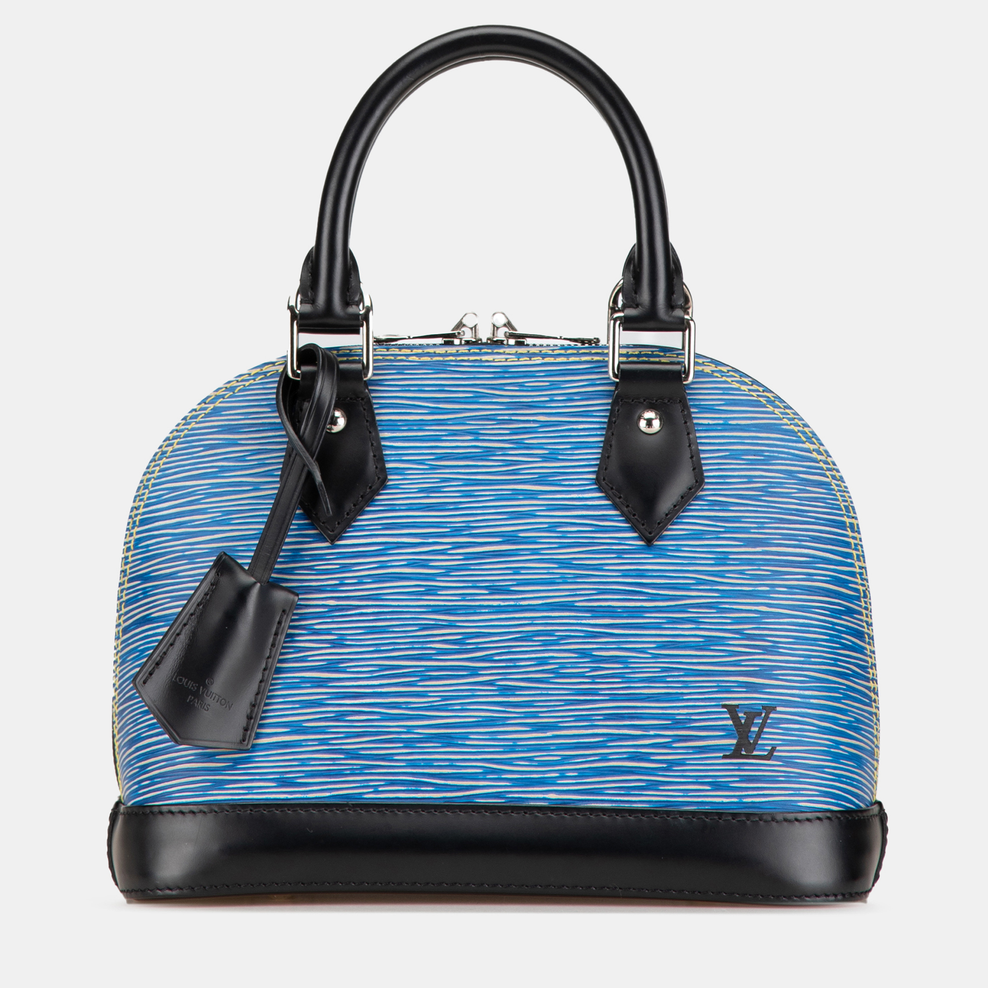 

Louis Vuitton Blue Epi Denim Alma BB