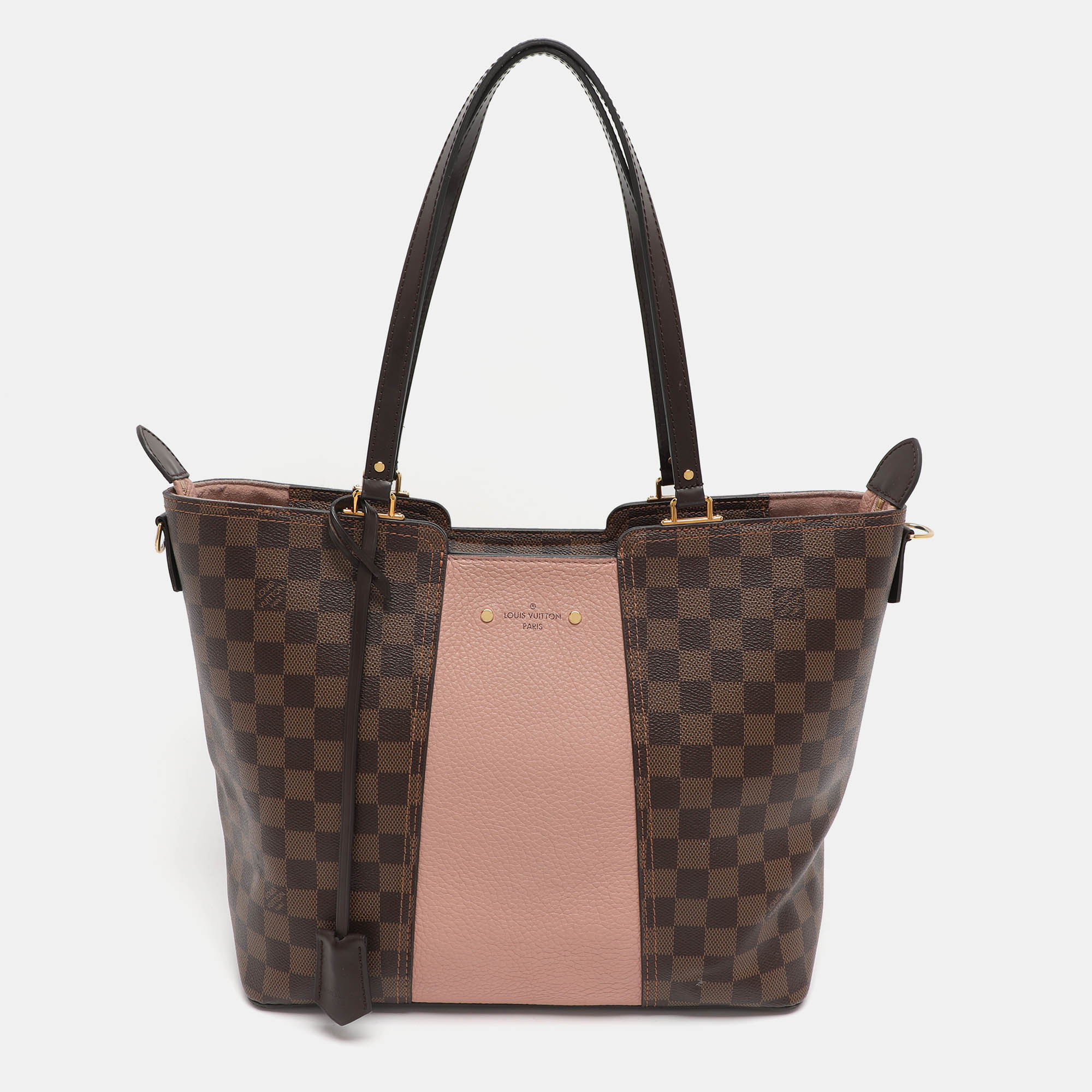 

Louis Vuitton Jersey Magnolia Damier Ebene Canvas and Taurillon Leather Bag, Pink