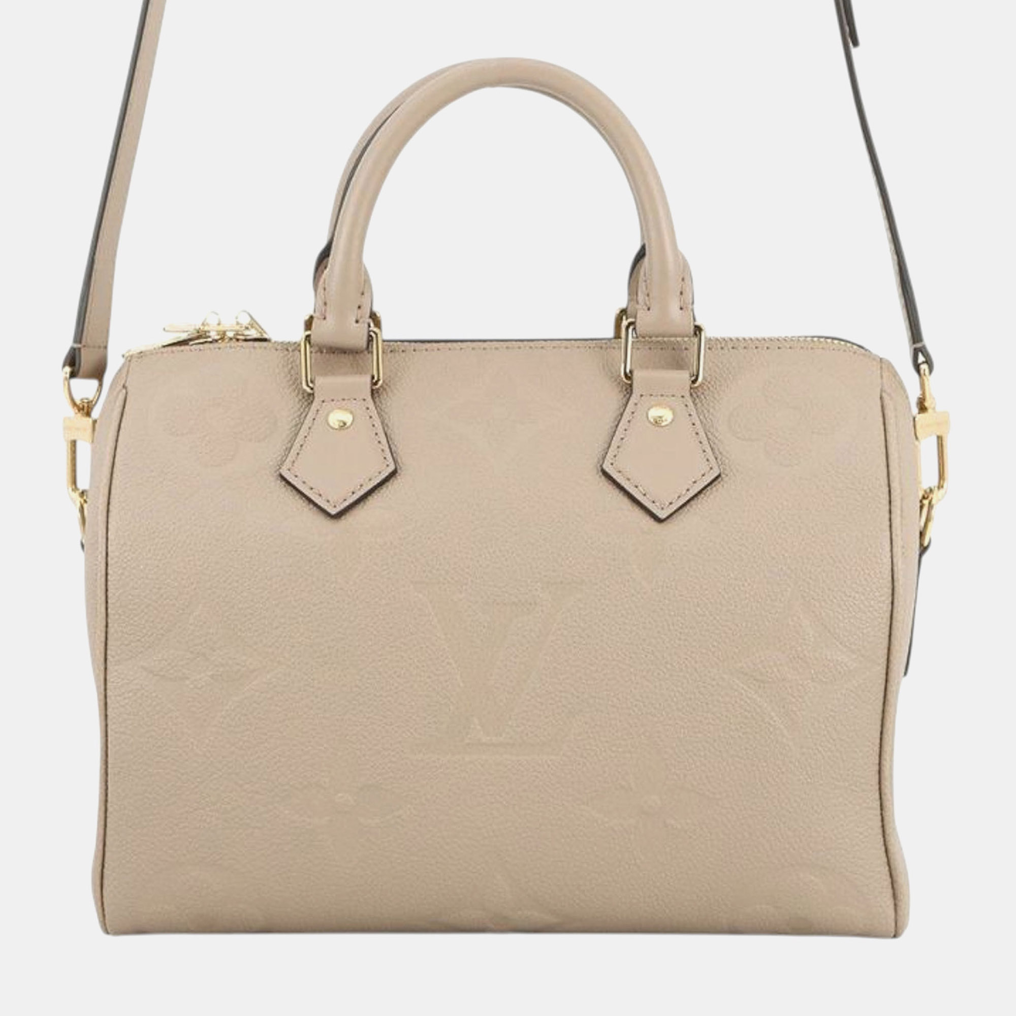 

Louis Vuitton Brown Monogram Empreinte Speedy Bandouliere 25