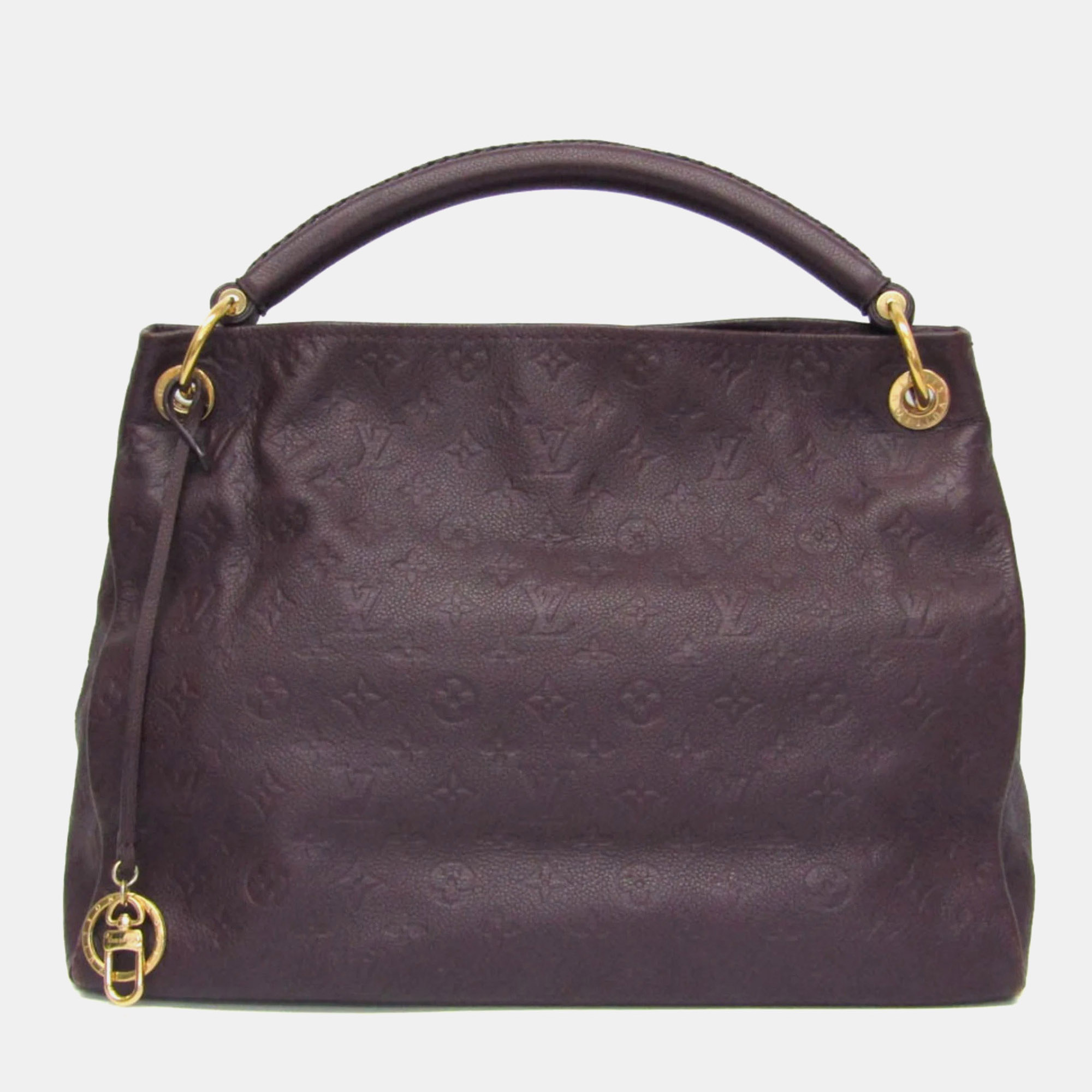 

Louis Vuitton Artsy MM Monogram Empreinte Calfskin Leather Shoulder Bag, Burgundy