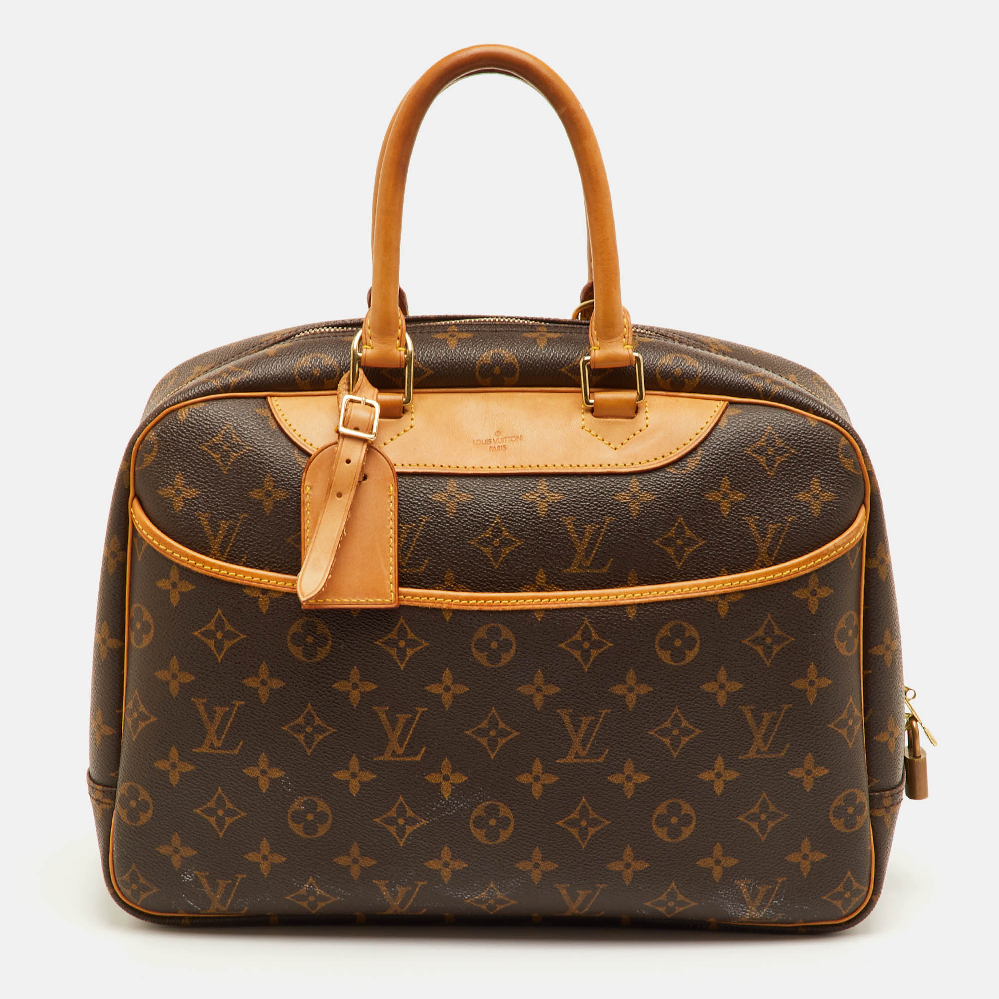 

Louis Vuitton Deauville Brown Monogram Canvas Bag