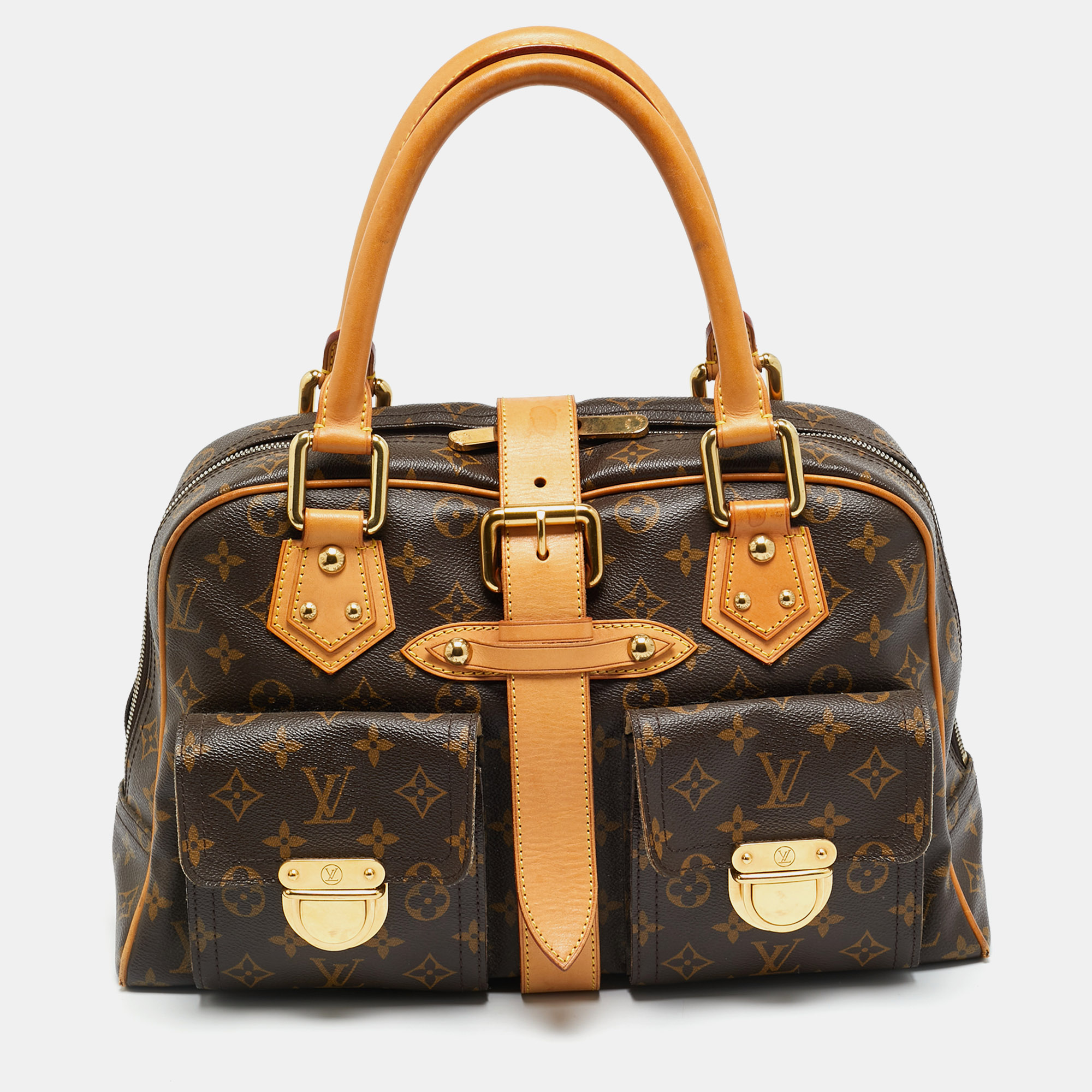 

Louis Vuitton Manhattan GM Monogram Canvas Bag, Brown