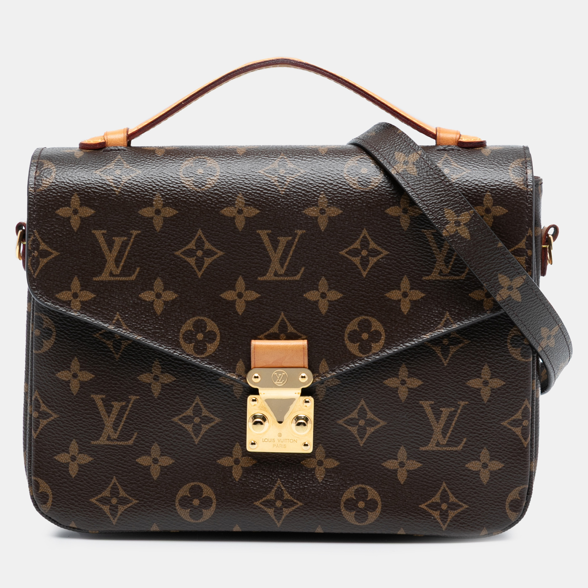 

Louis Vuitton Brown Monogram Pochette Metis