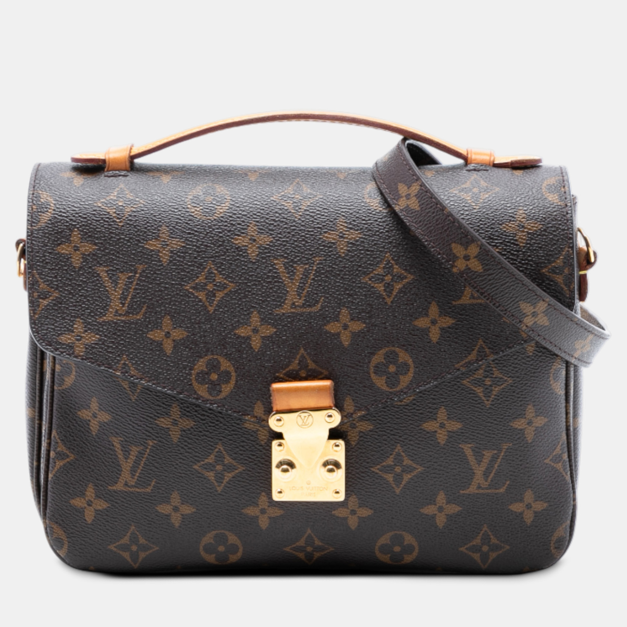 

Louis Vuitton Brown Monogram Pochette Metis