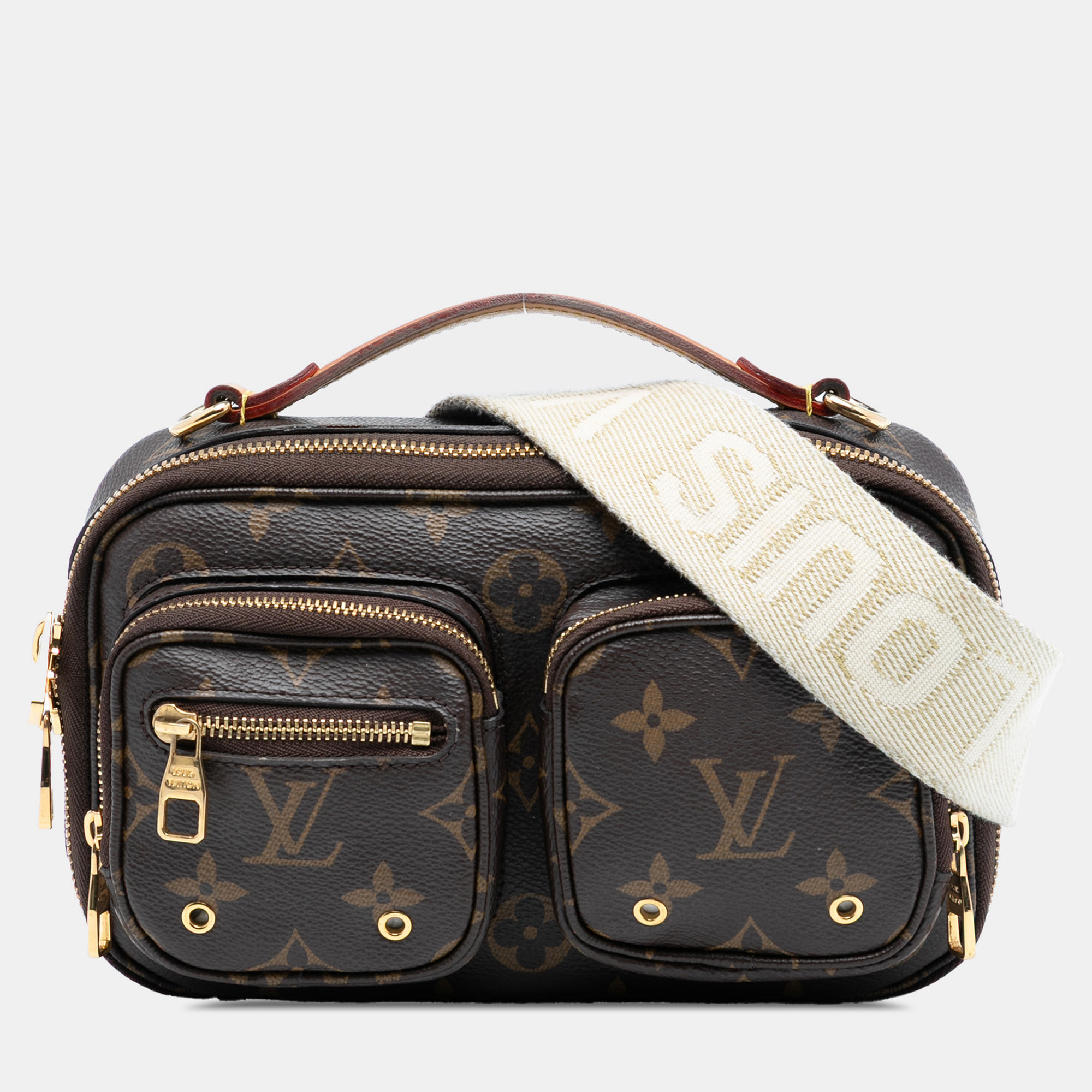 

Louis Vuitton Brown Monogram Utility Satchel
