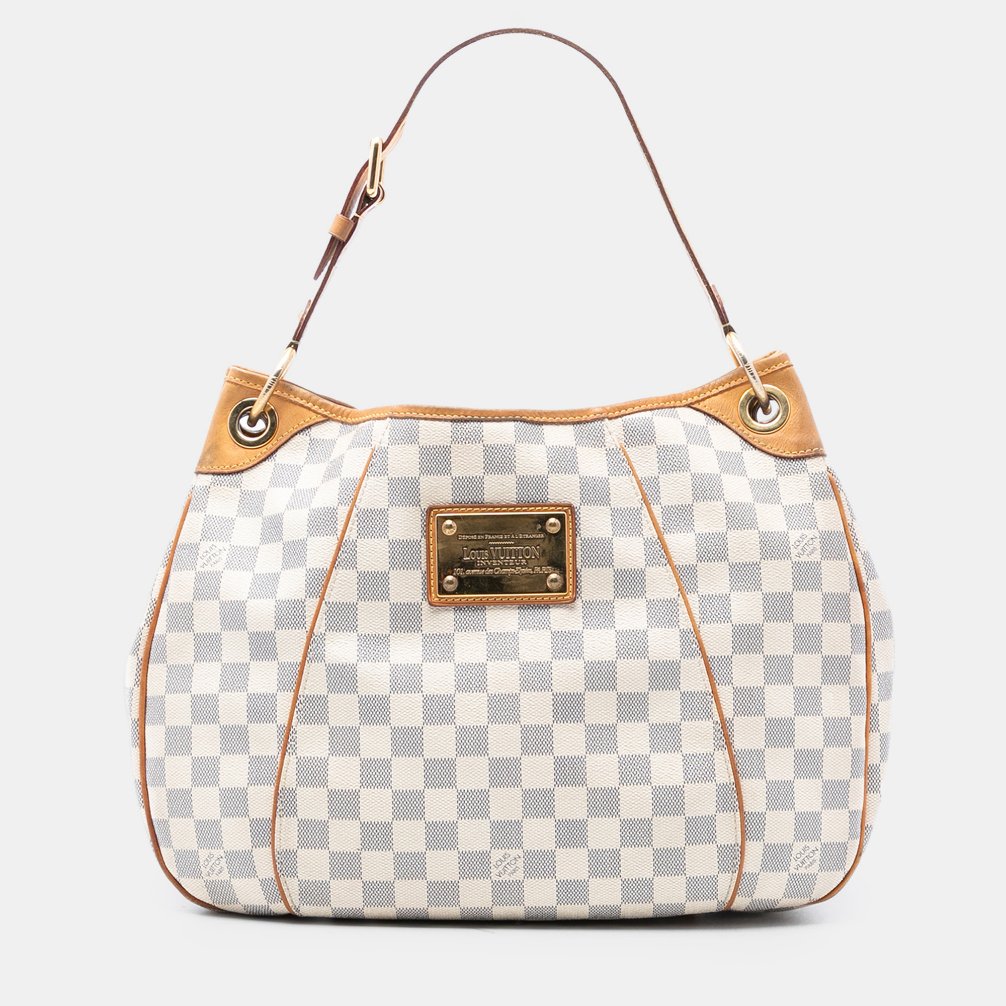 

Louis Vuitton White Damier Azur Galliera PM