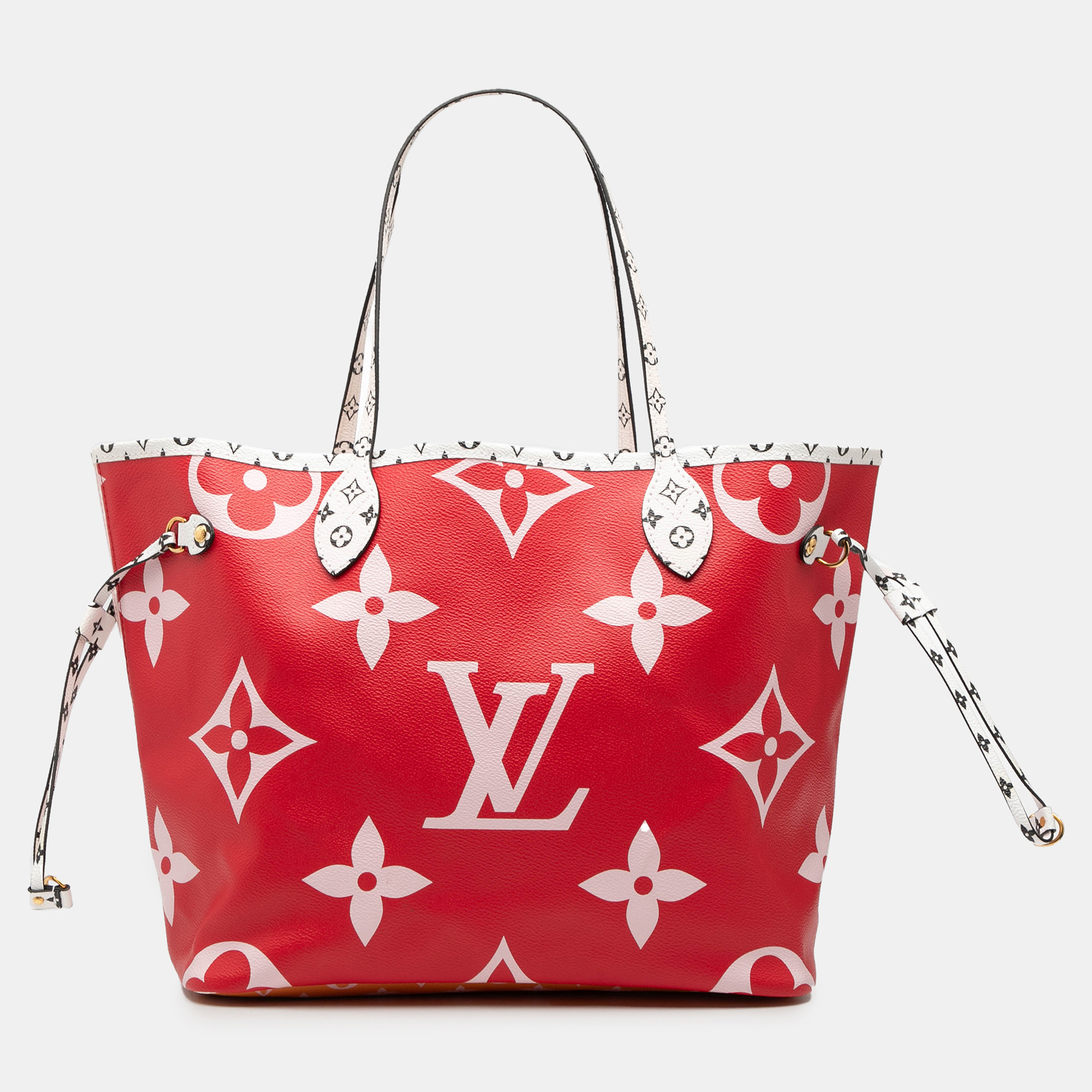 

Louis Vuitton Red Monogram Giant Neverfull MM