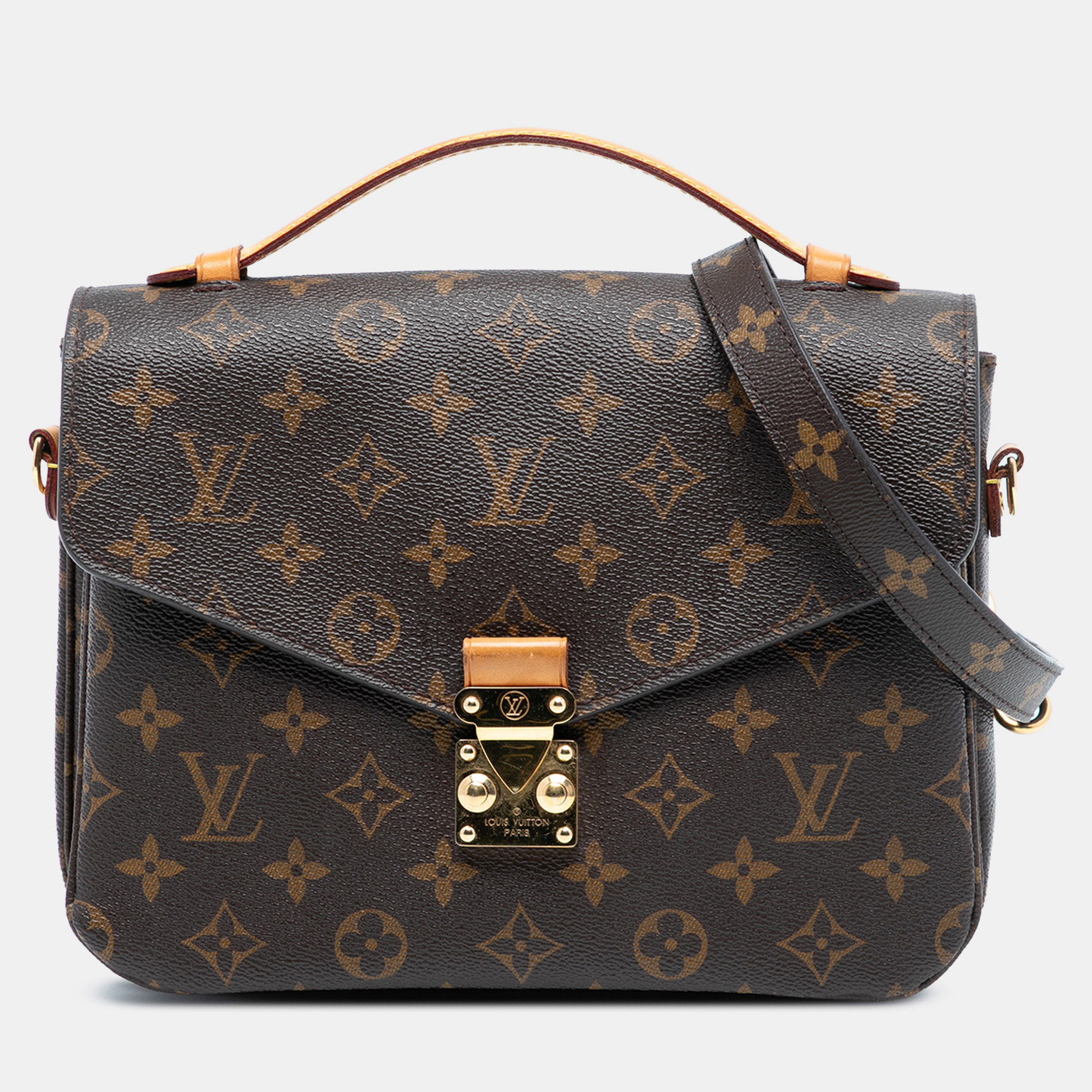 

Louis Vuitton Brown Monogram Pochette Metis