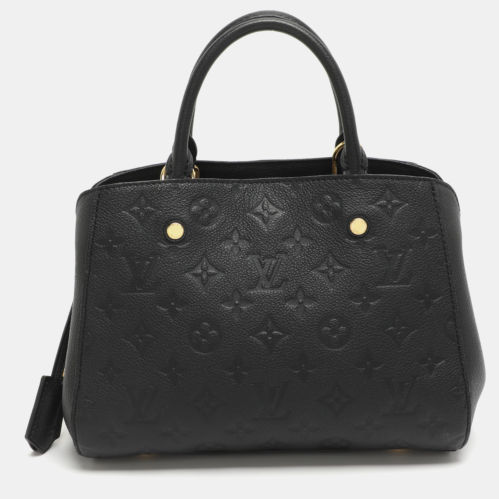 

Louis Vuitton Montaigne BB Black Monogram Empreinte Leather Bag