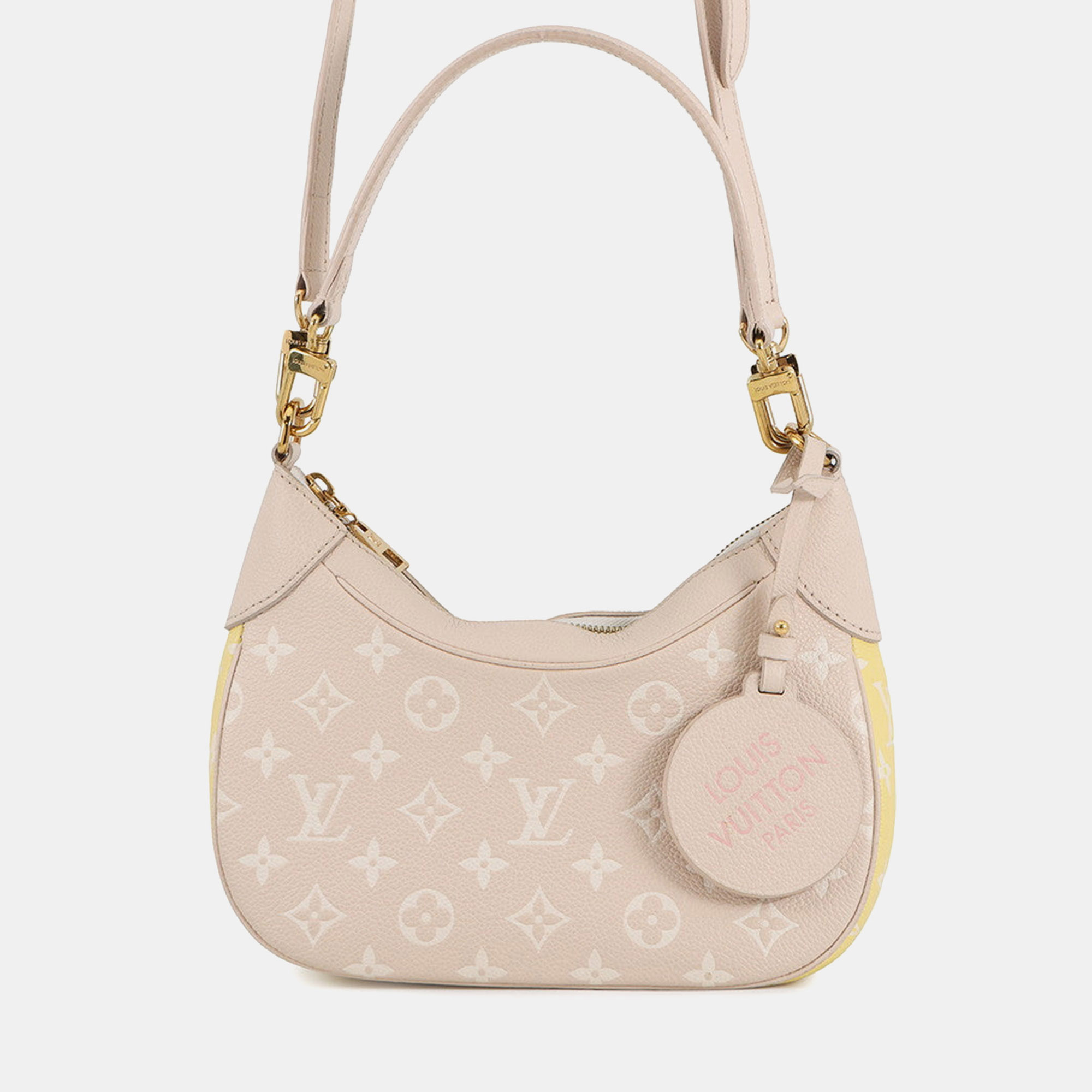 

Louis Vuitton Bagatelle Nm Rose Beige Monogram Empreinte Leather