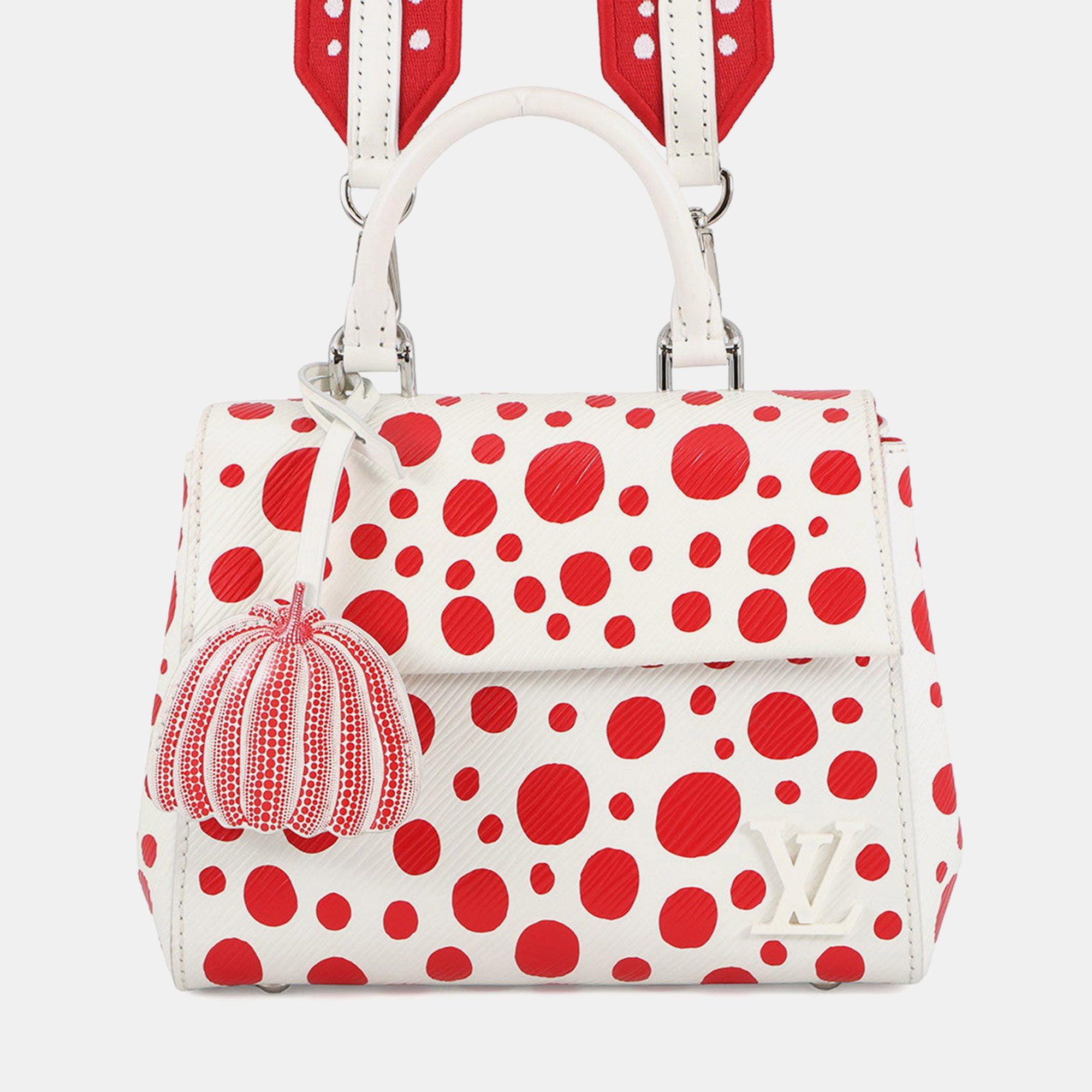 

Louis Vuitton LV x YK 2023 Cluny White/Red Epi Leather Infinity Dot Size Mini