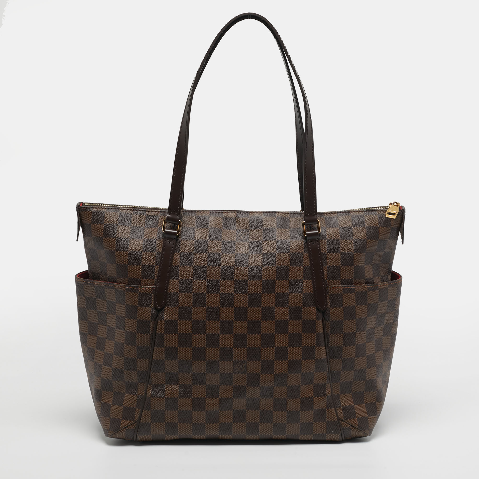 

Louis Vuitton Totally MM Damier Ebene Canvas Bag, Brown