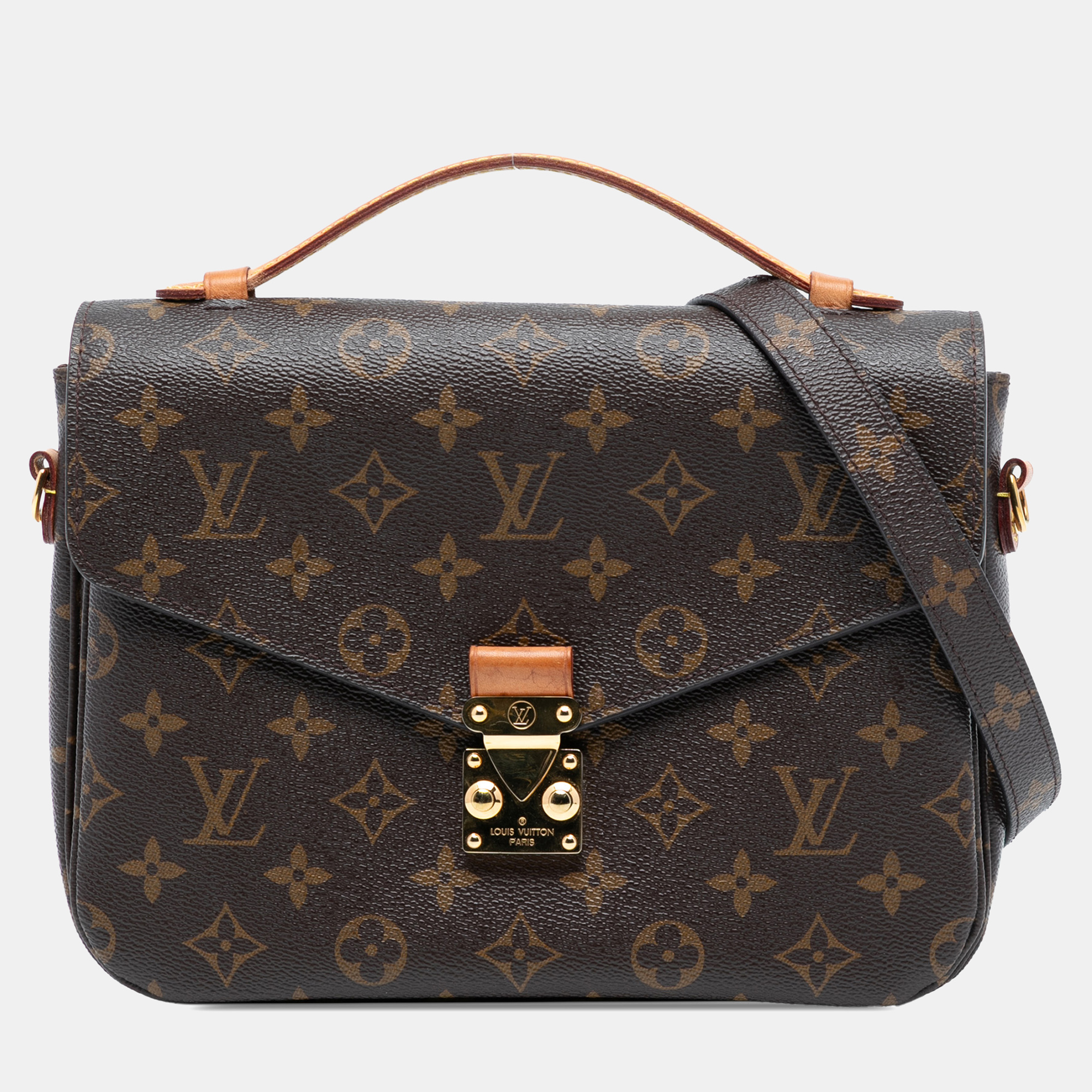 

Louis Vuitton Brown Monogram Pochette Metis