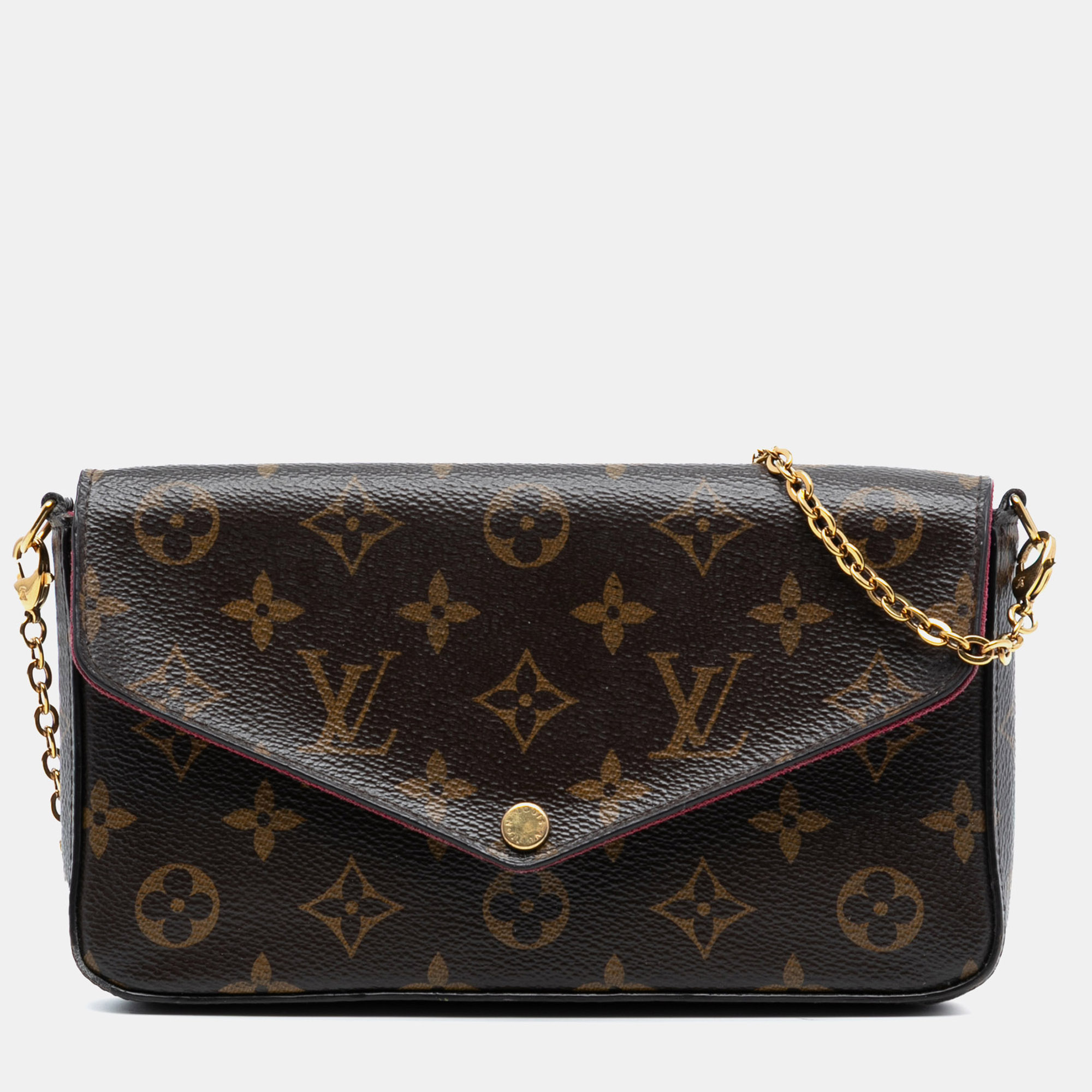 

Louis Vuitton Brown Monogram Pochette Felicie