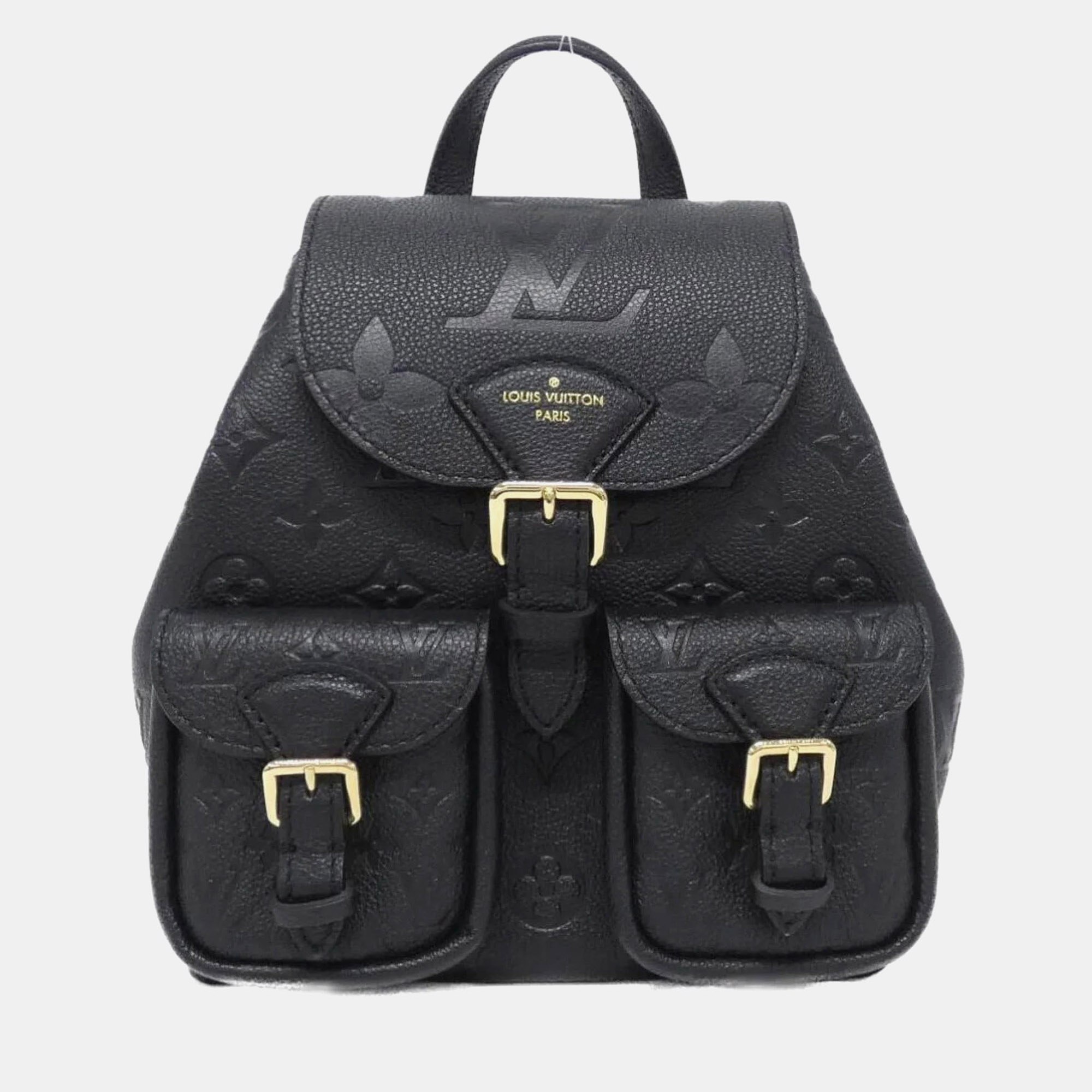

Louis Vuitton Monogram Empreinte Backup Backpack, Black