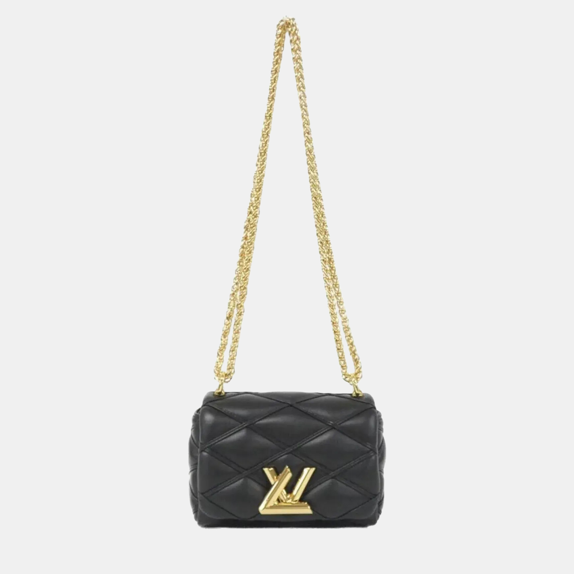 

Louis Vuitton Go-14 Pico Lambskin Leather Shoulder Bag, Black