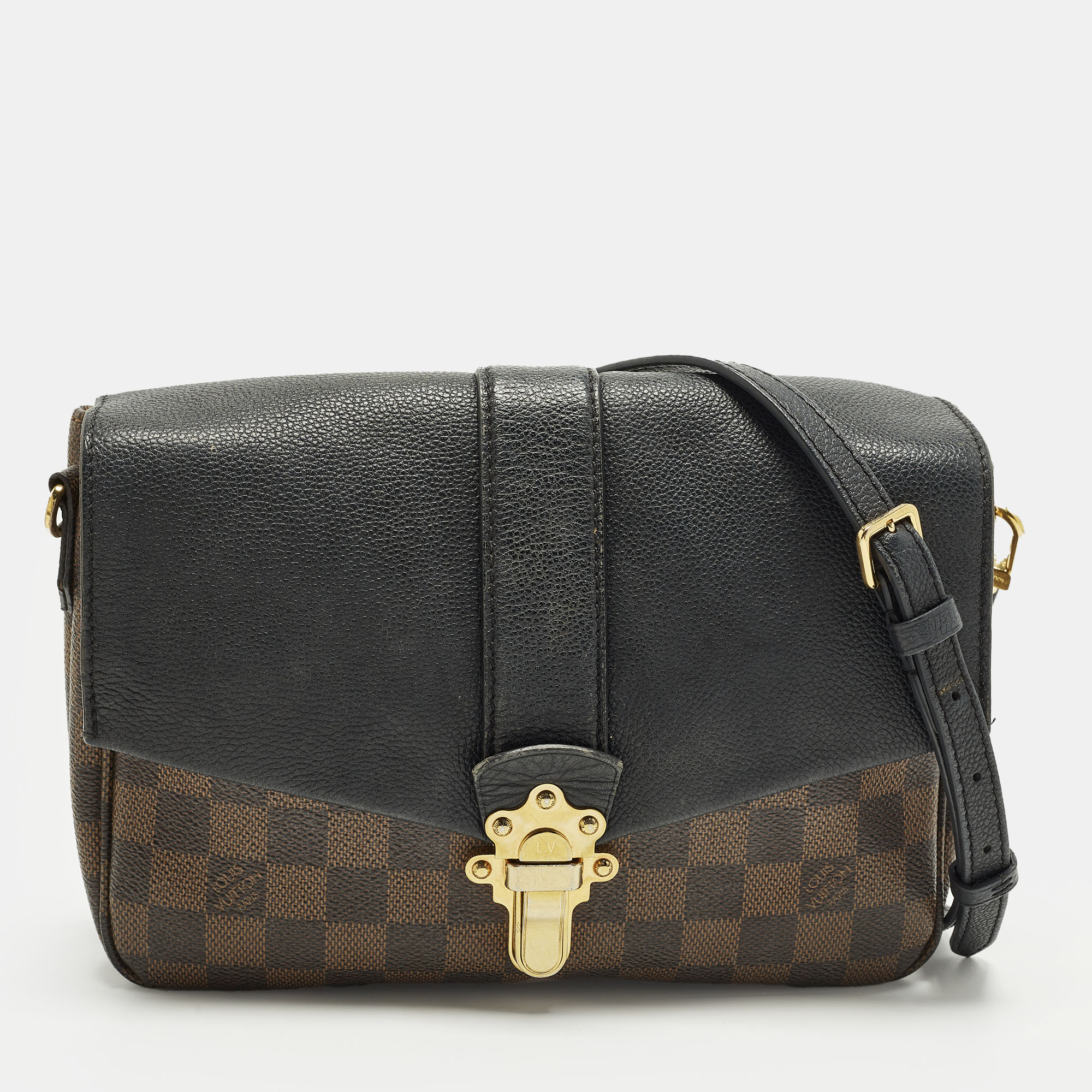 

Louis Vuitton Clapton Black Damier Ebene Canvas Bag