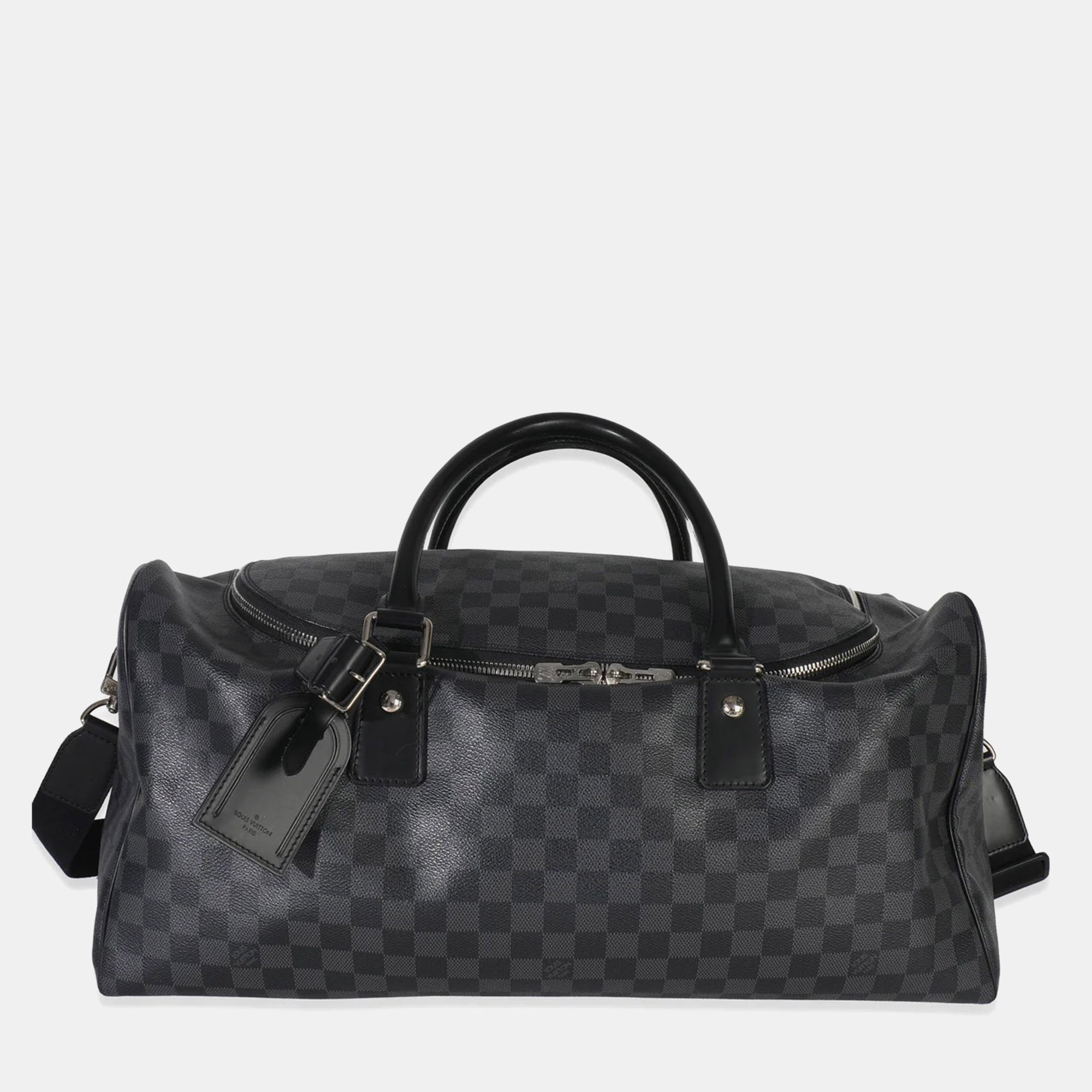 

Louis Vuitton Damier Graphite Canvas Roadster 50, Black