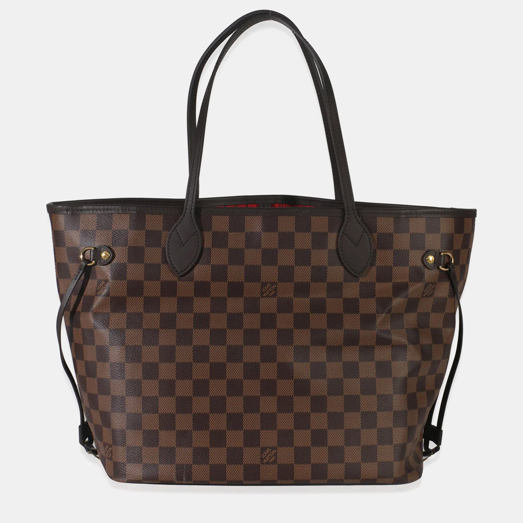 

Louis Vuitton Cherry Damier Ebene Canvas Neverfull MM, Brown