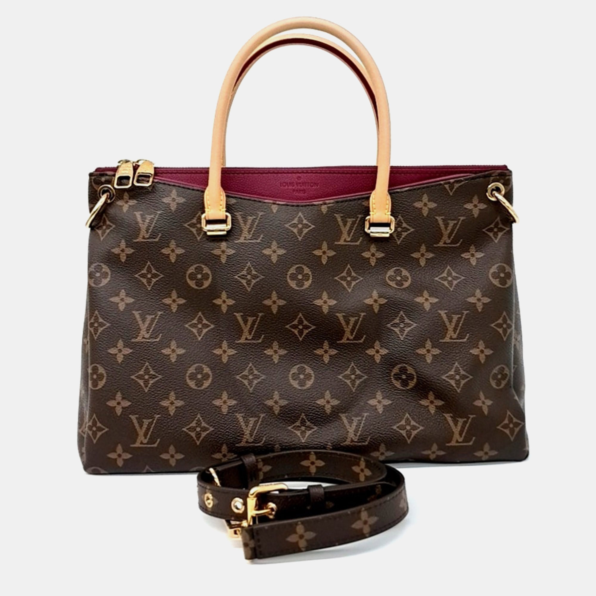 

Louis Vuitton Brown Coated Canvas Monogram Pallas