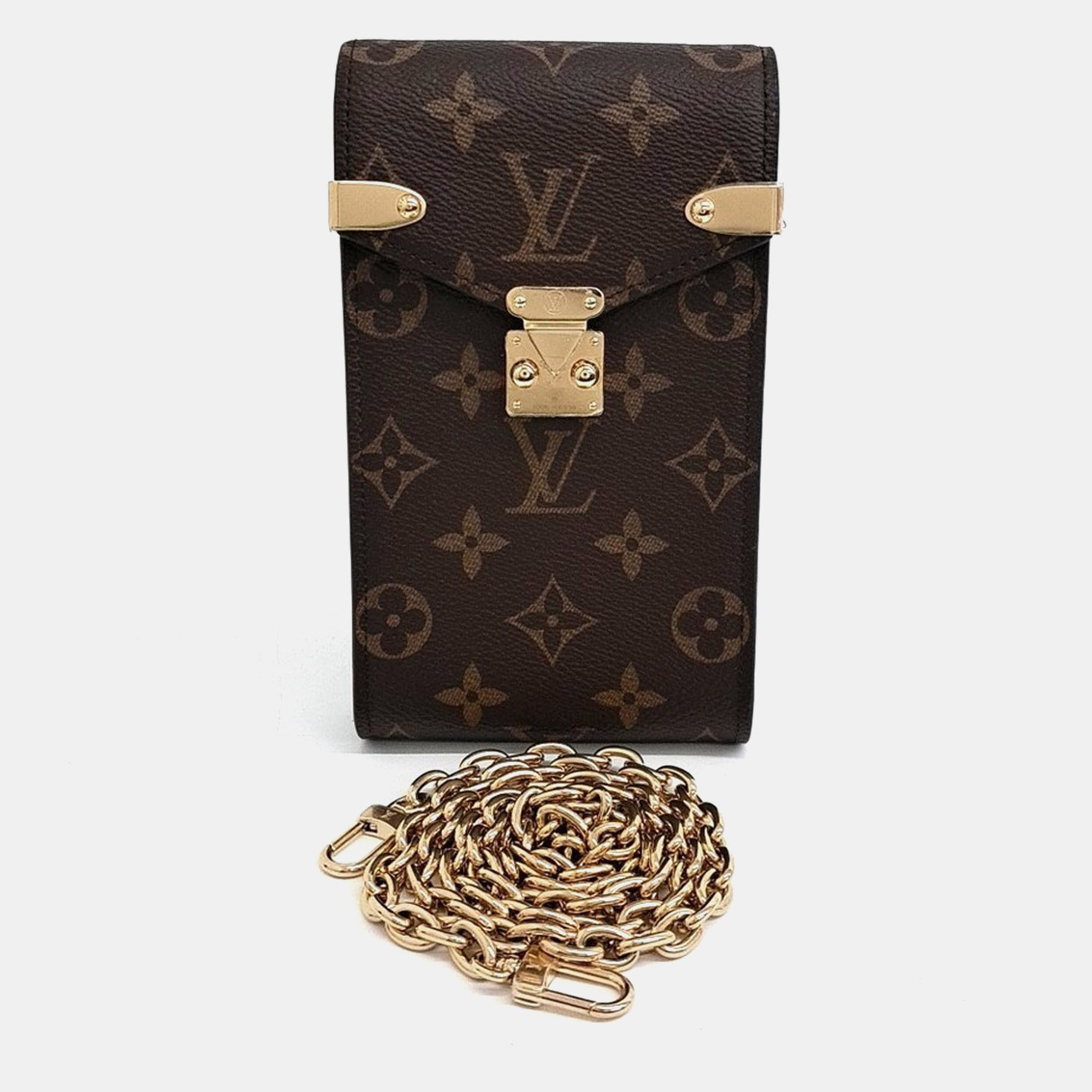 

Louis Vuitton Brown Coated Canvas Metis Phone Pouch