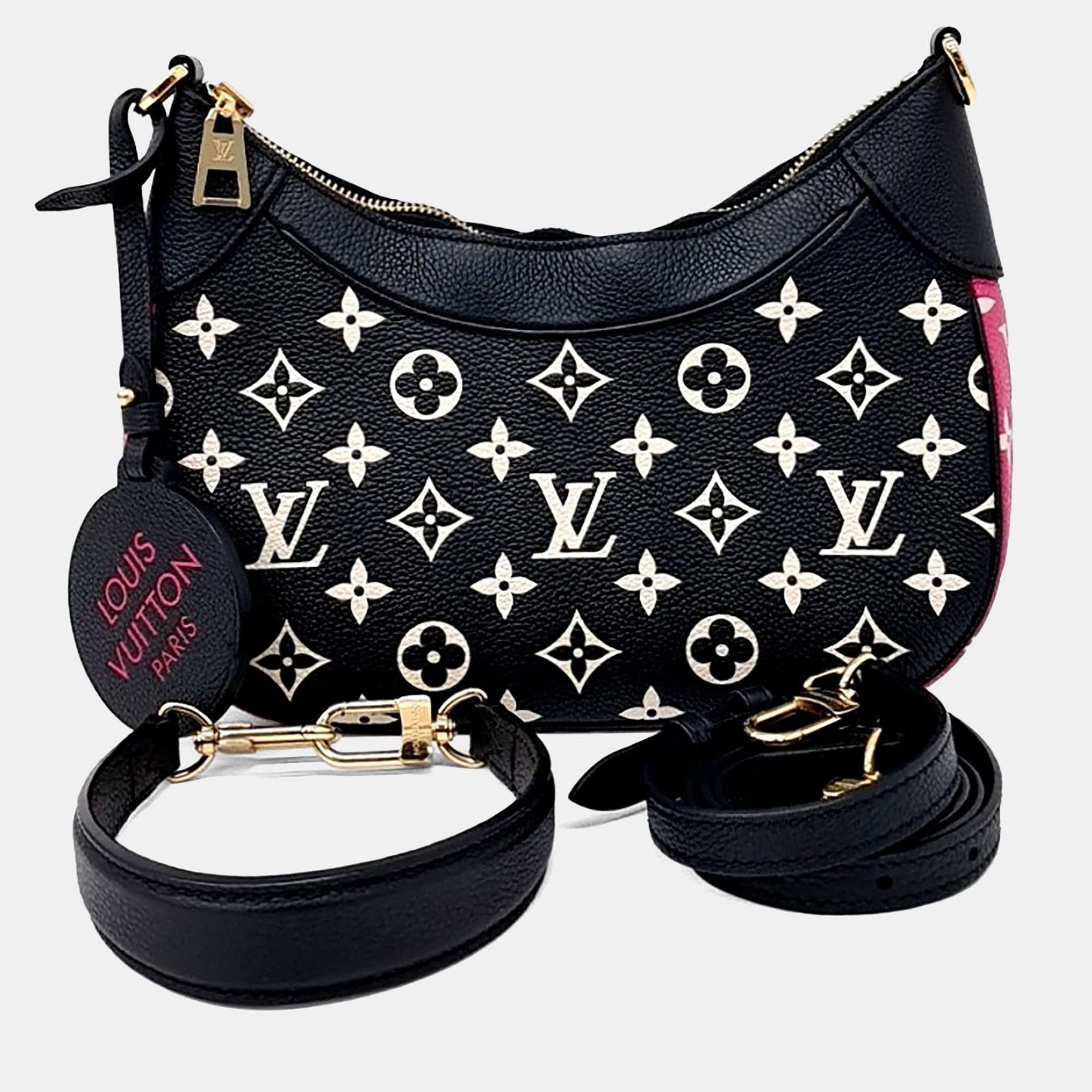 

Louis Vuitton Black Leather Empreinte Bagatelle