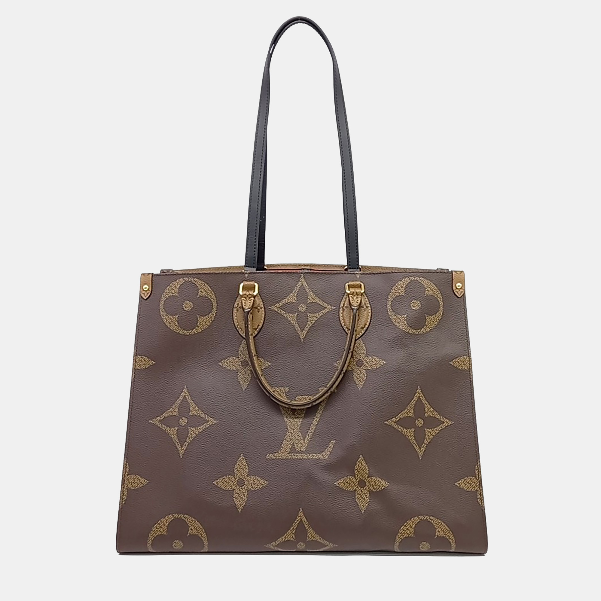 

Louis Vuitton Brown Coated Canvas Monogram On the Go GM