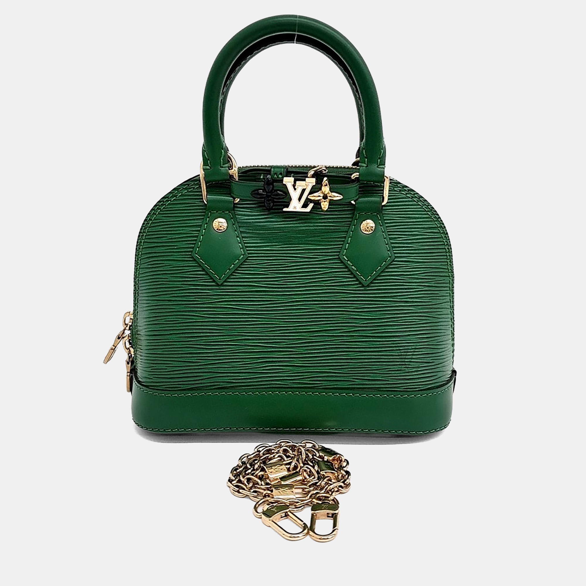 

Louis Vuitton Green Epi Leather LV&I Epi Mini Alma
